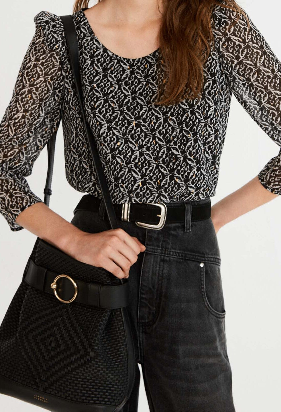 Blouse Banc fluide Faume - seconde main