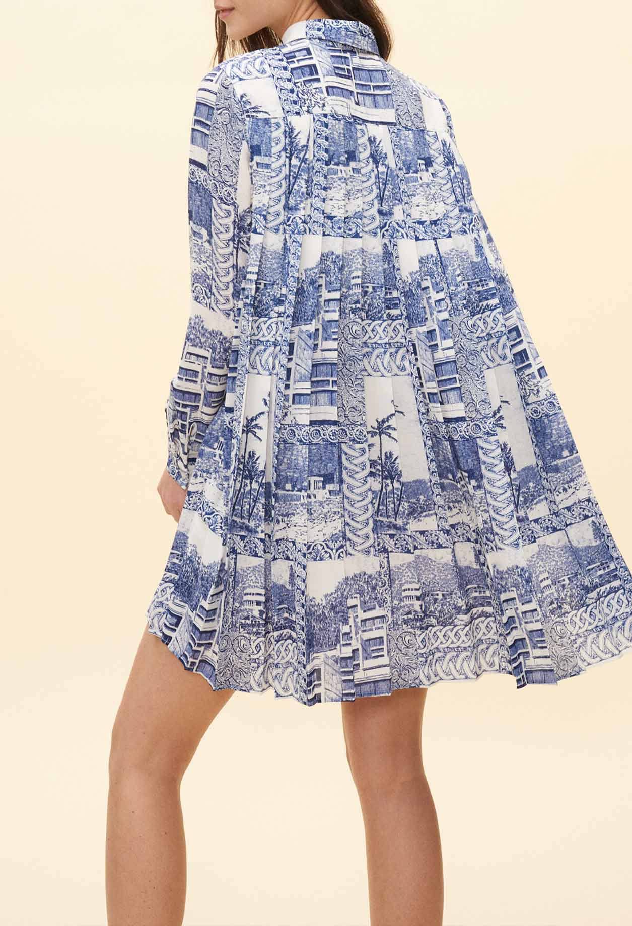 Robe chemise à motifs Faume - seconde main