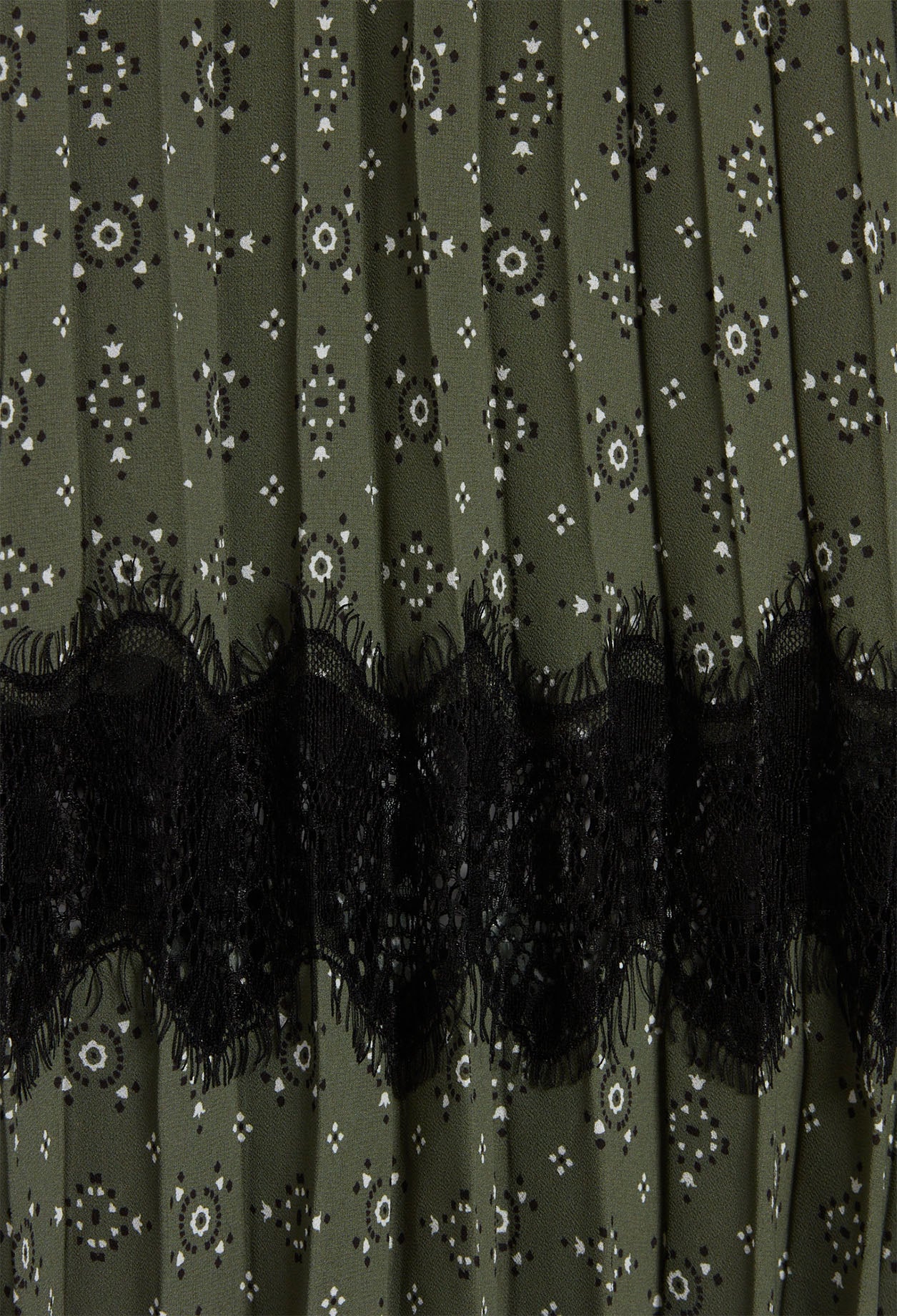 Robe longue bimatière imprimée Faume - seconde main