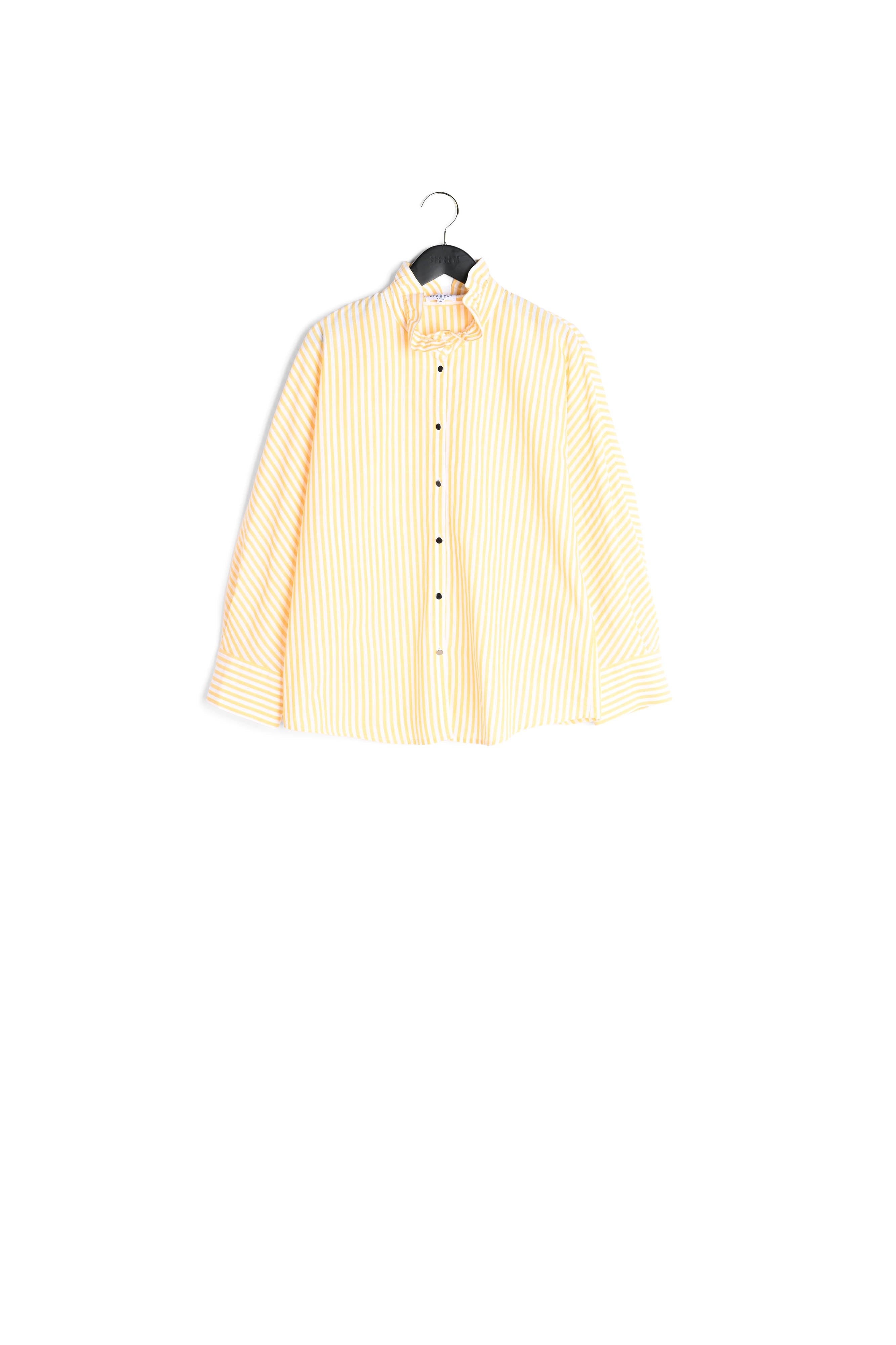 Chemise rayée à col froncé Faume - seconde main