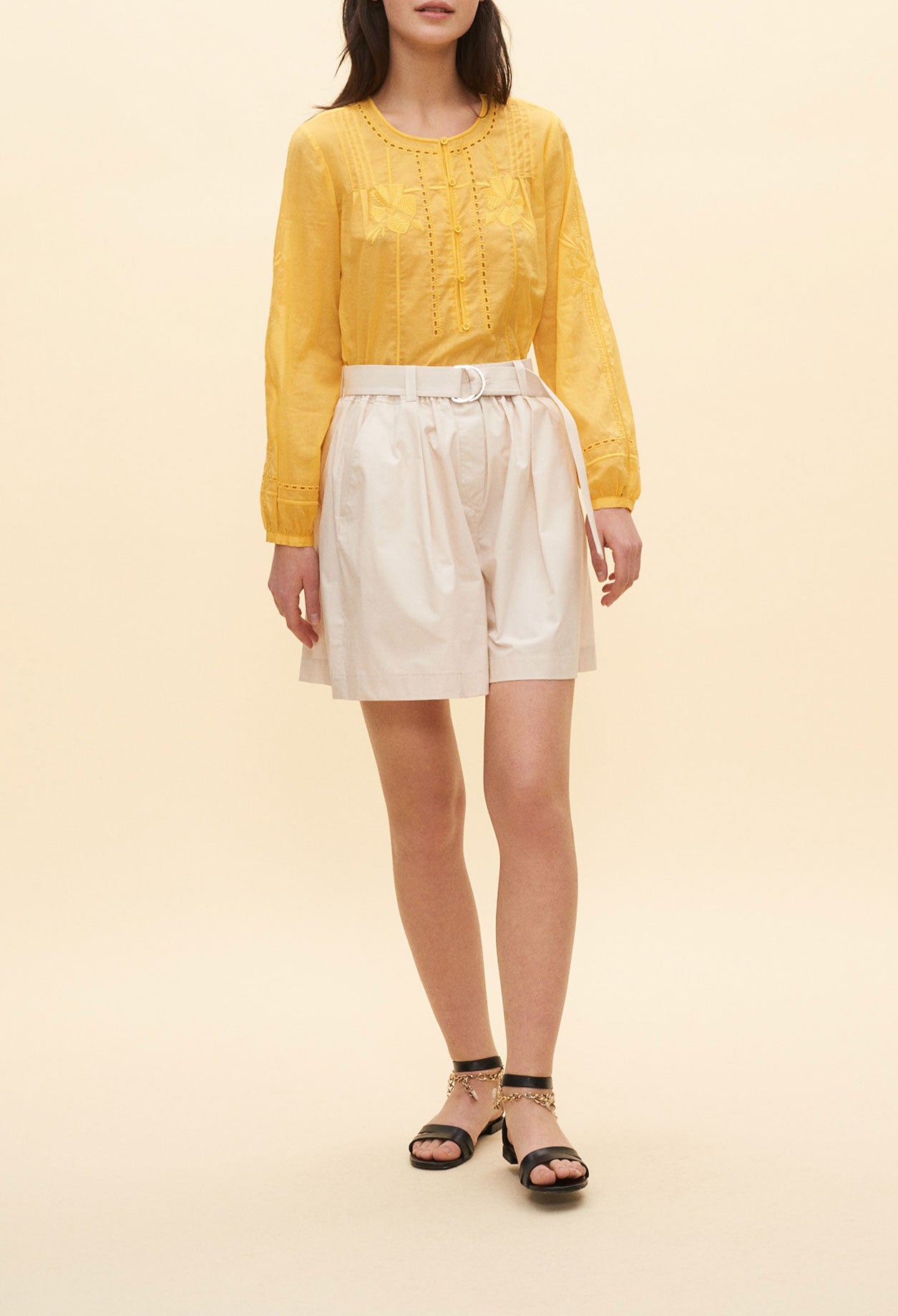 Corsage avec broderies anglaises Faume - seconde main