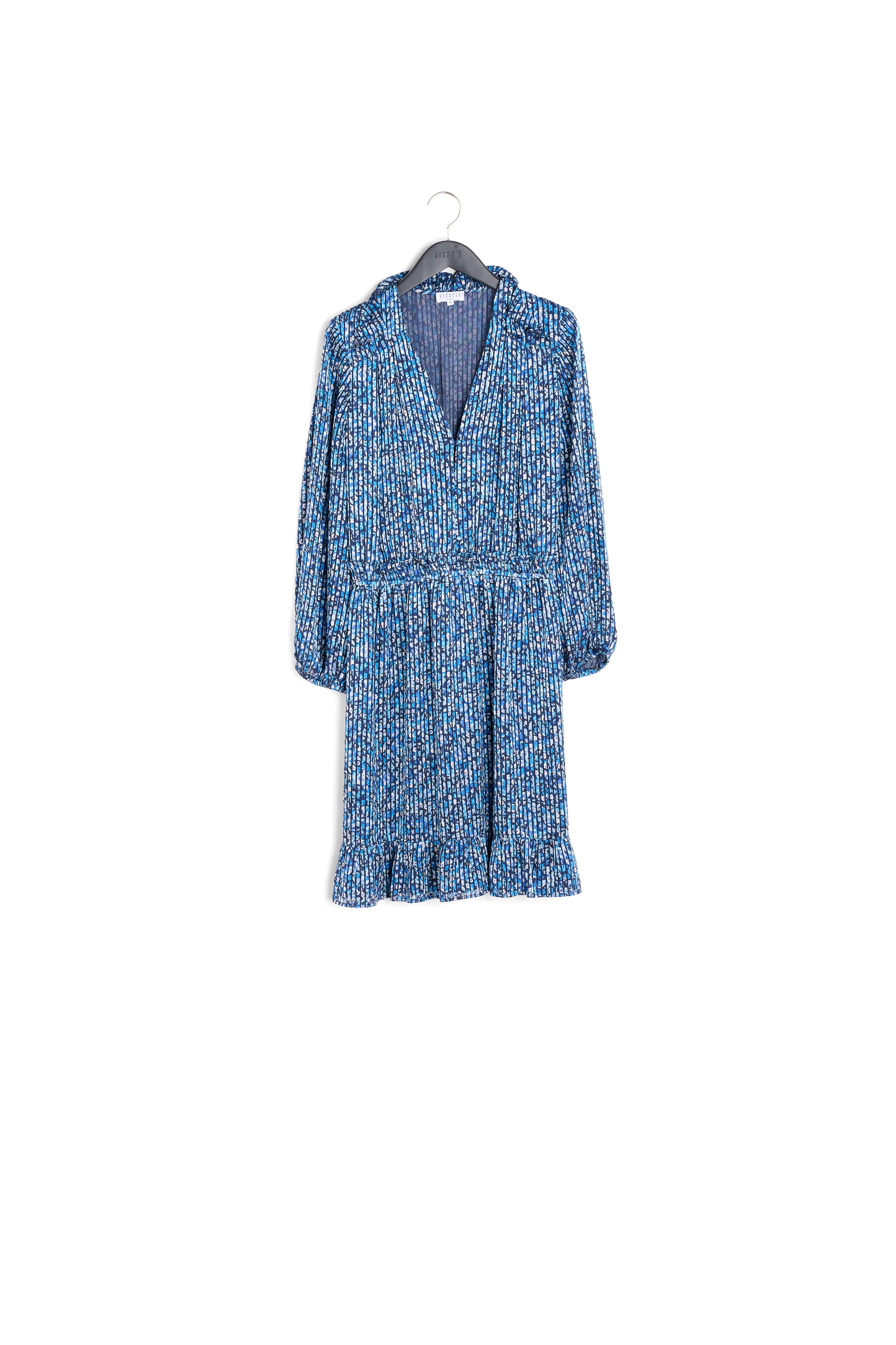 Robe fluide col V taille smockée Faume - seconde main