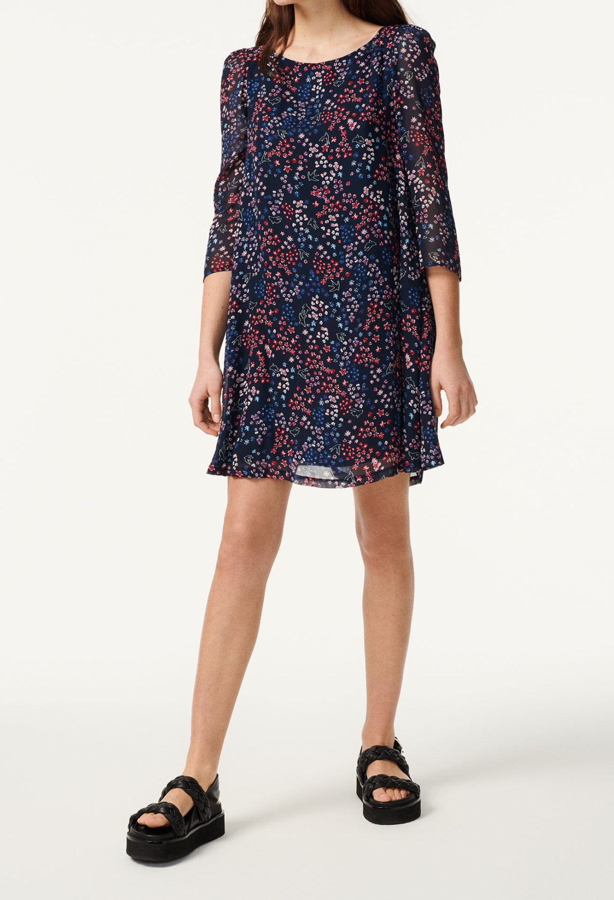 Robe Rififi fleurs Faume - seconde main