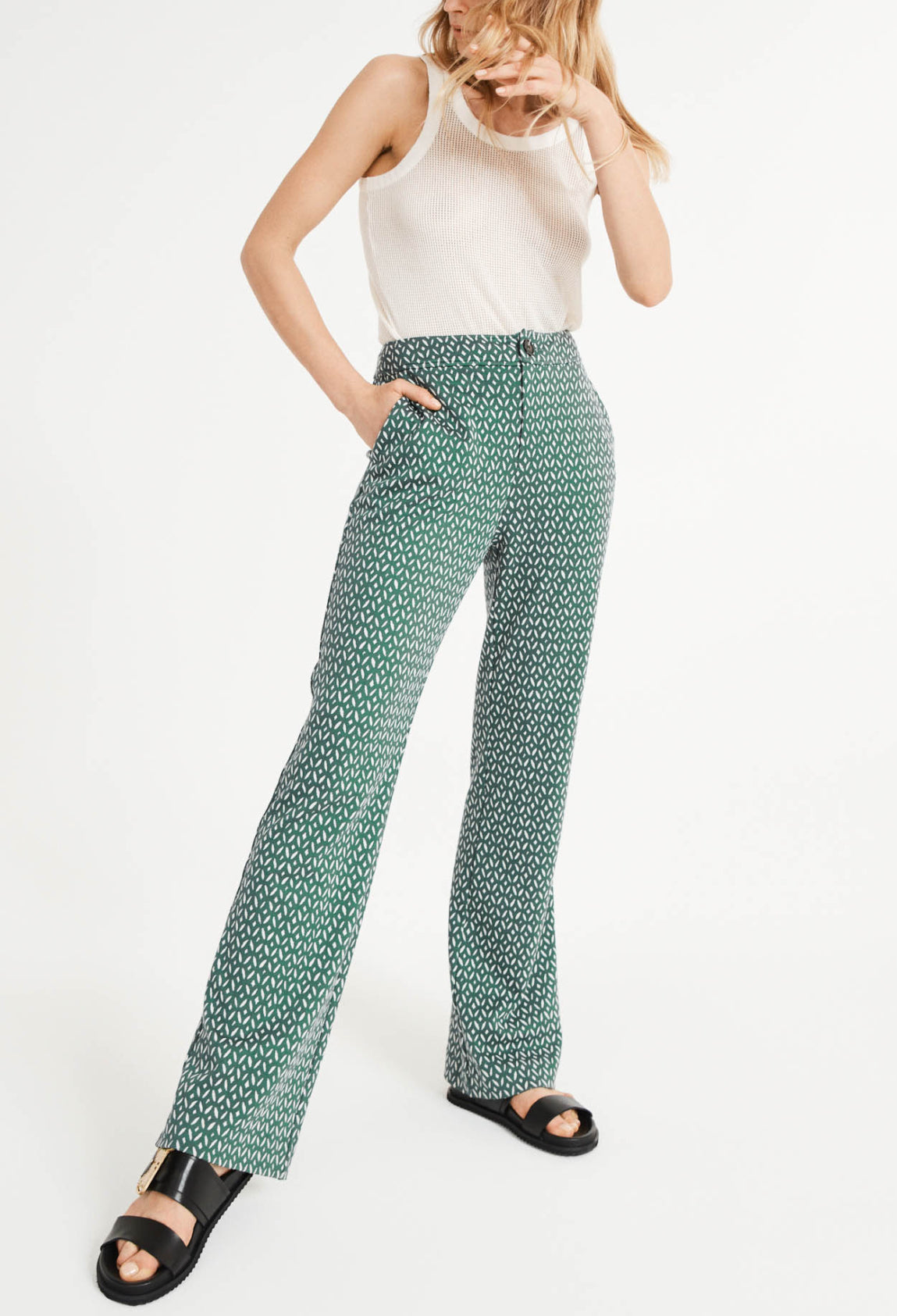 Pantalon imprimé Faume - seconde main