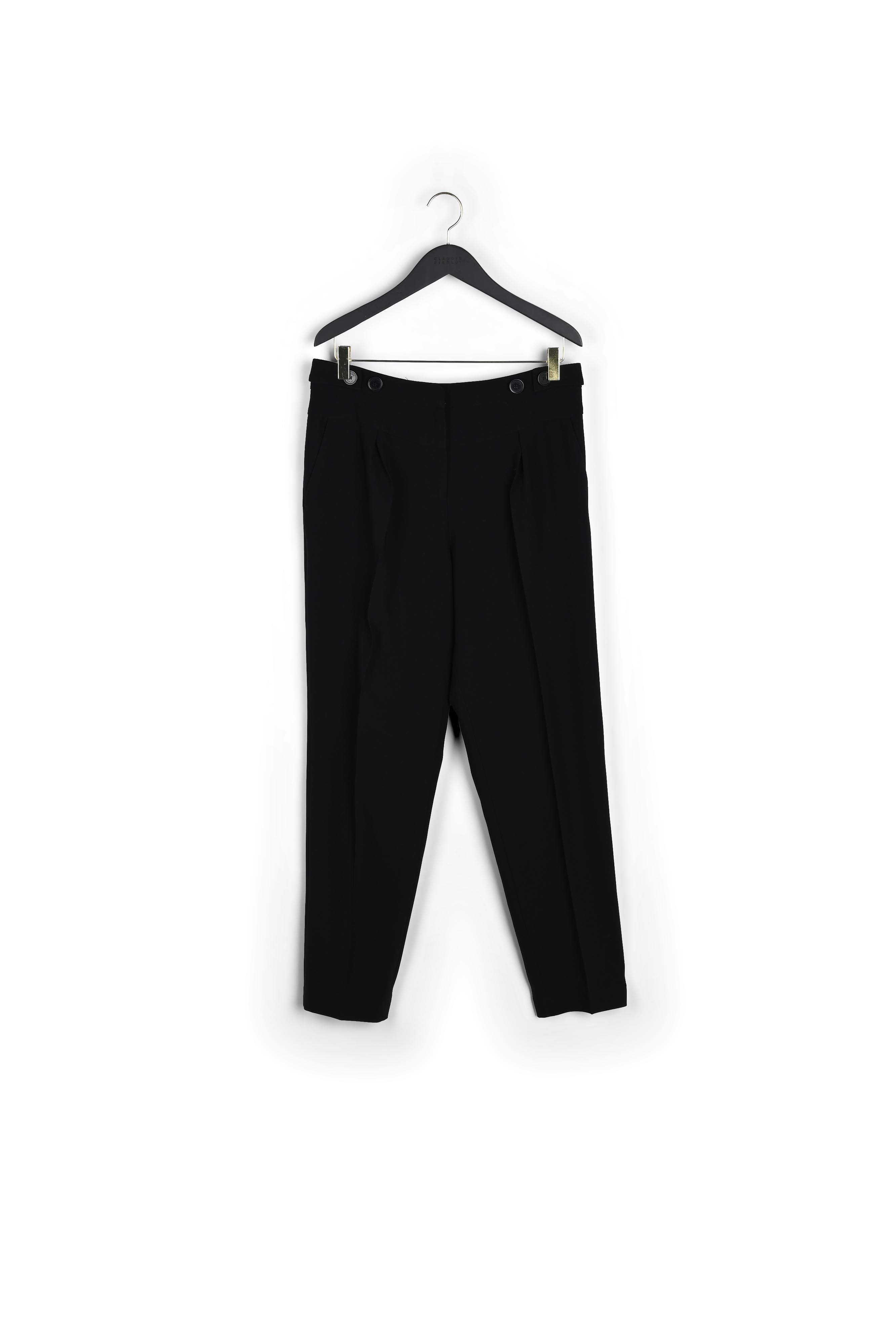 Pantalon taille haute détail boutons Faume - seconde main