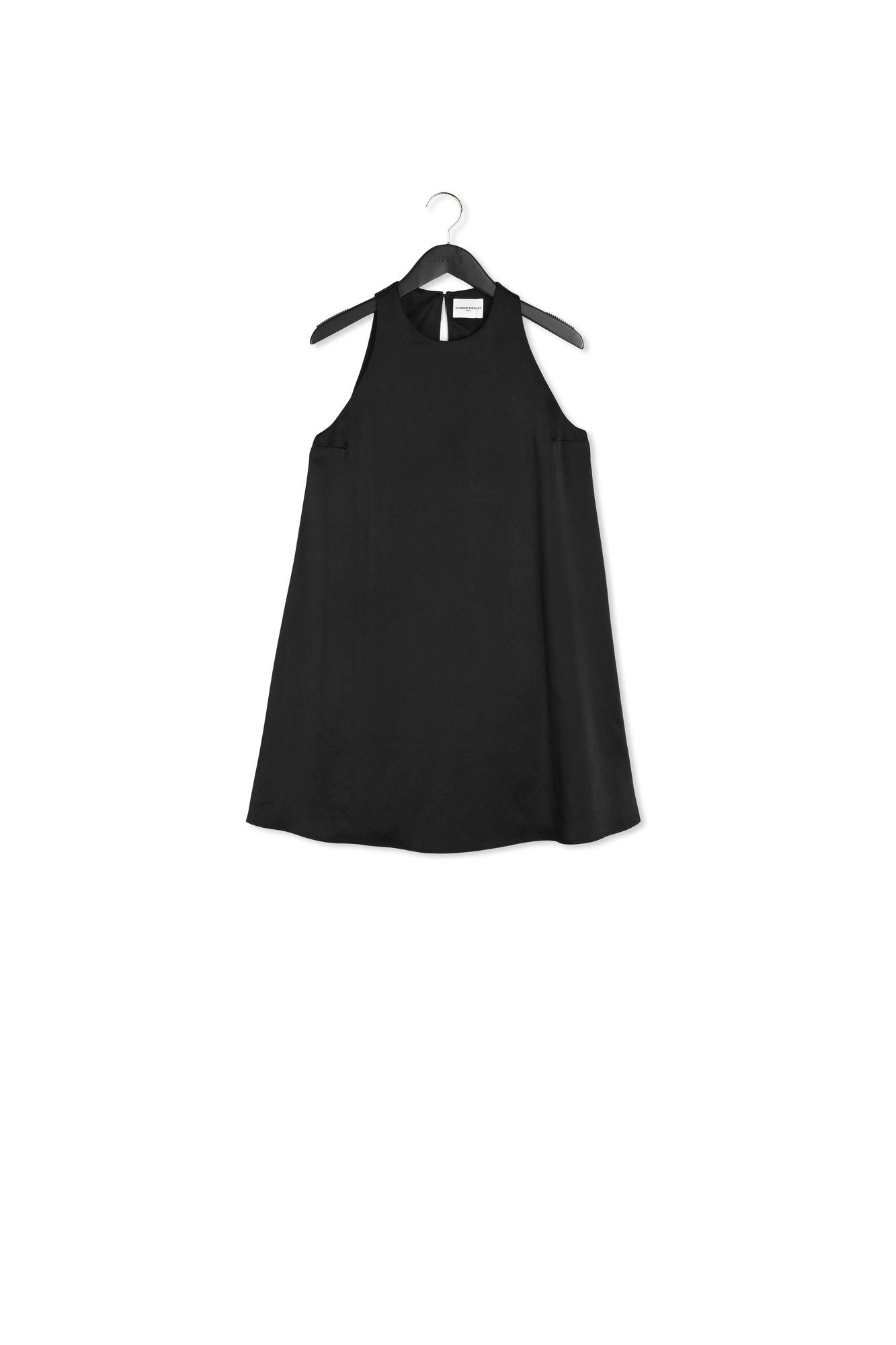 Robe courte boutonnée noire Faume - seconde main