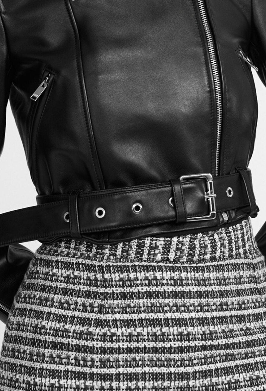 Blouson en cuir Faume - seconde main