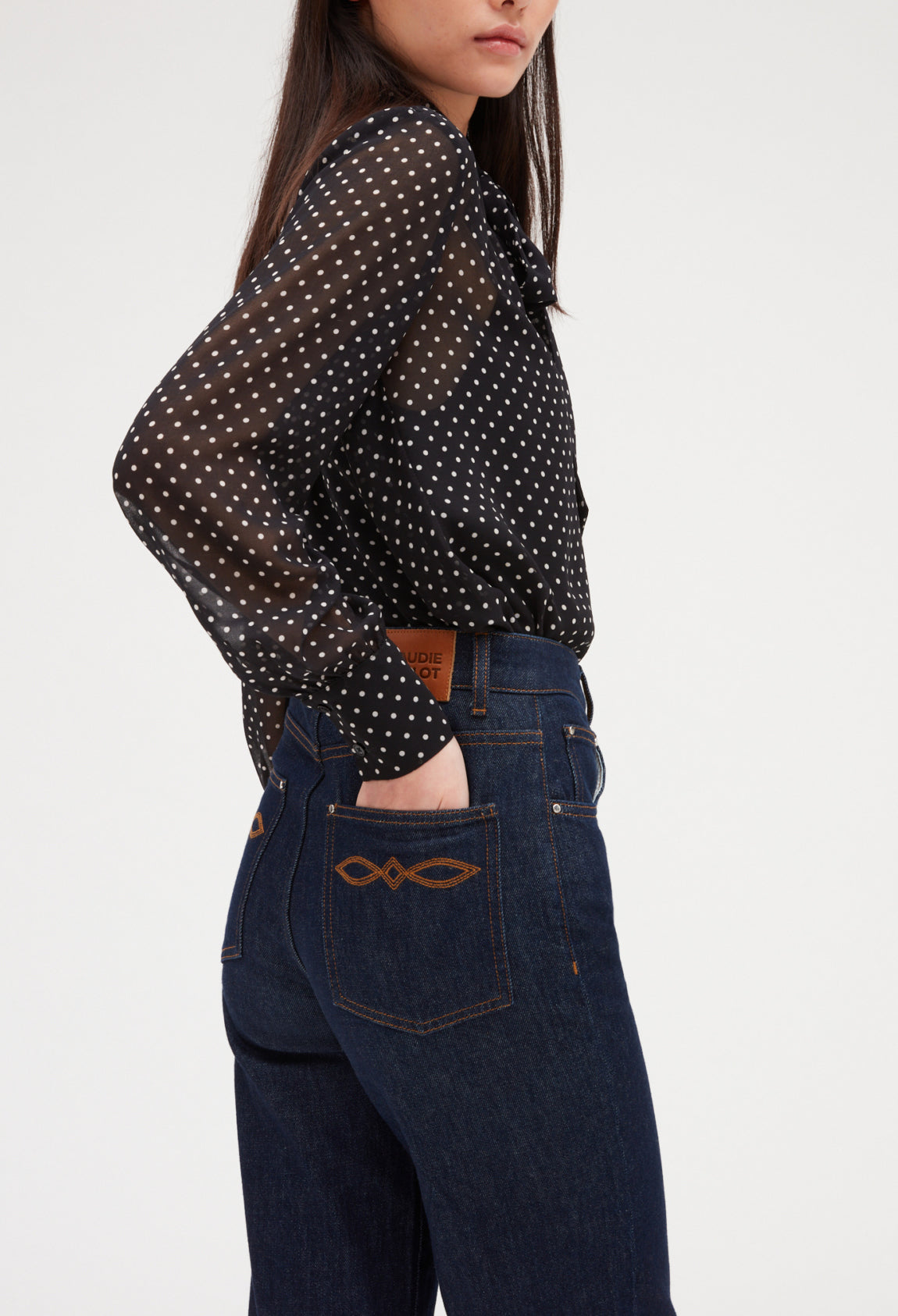 Jean denim brut large Faume - seconde main