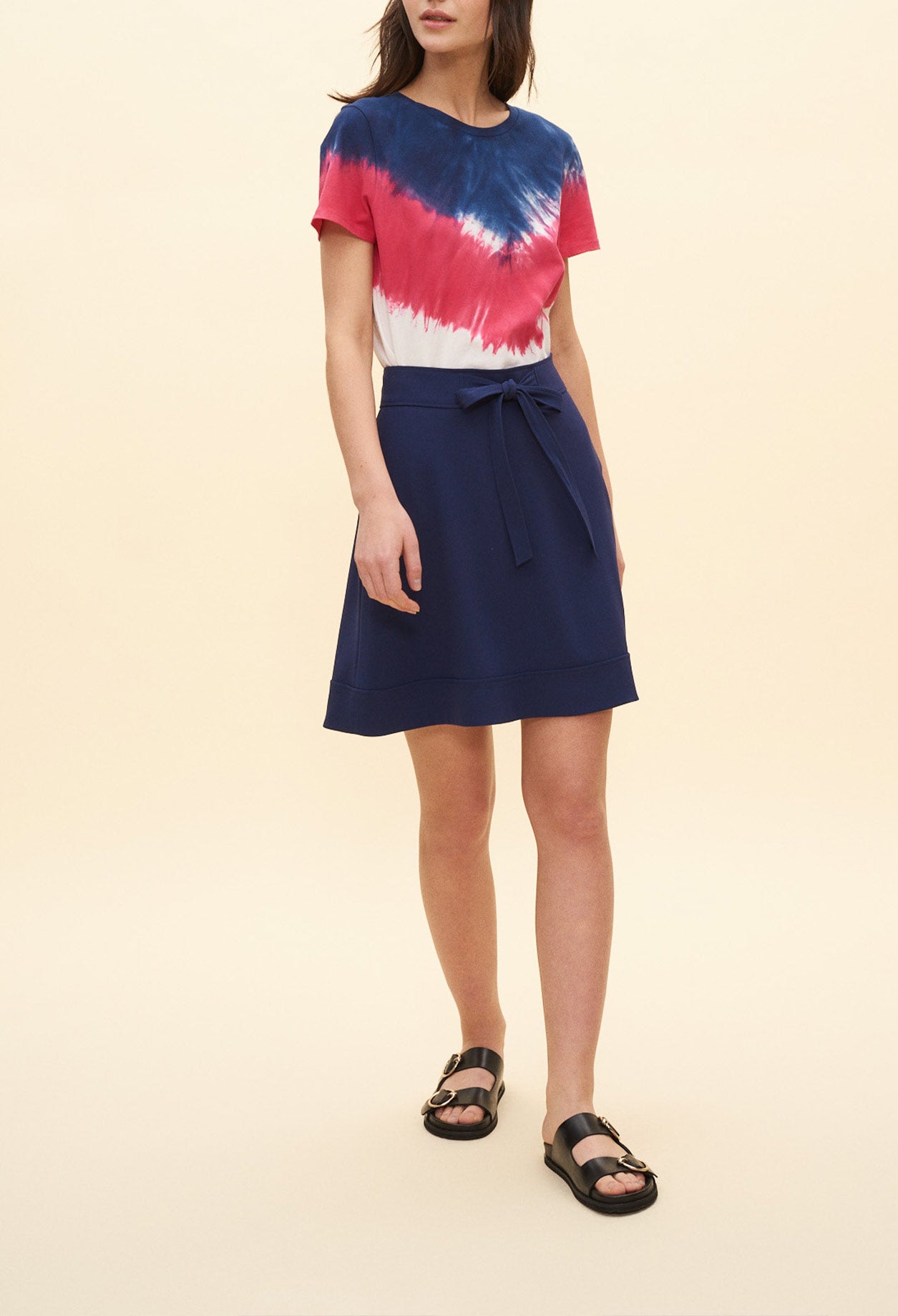 T-shirt tie & dye géométrique Faume - seconde main