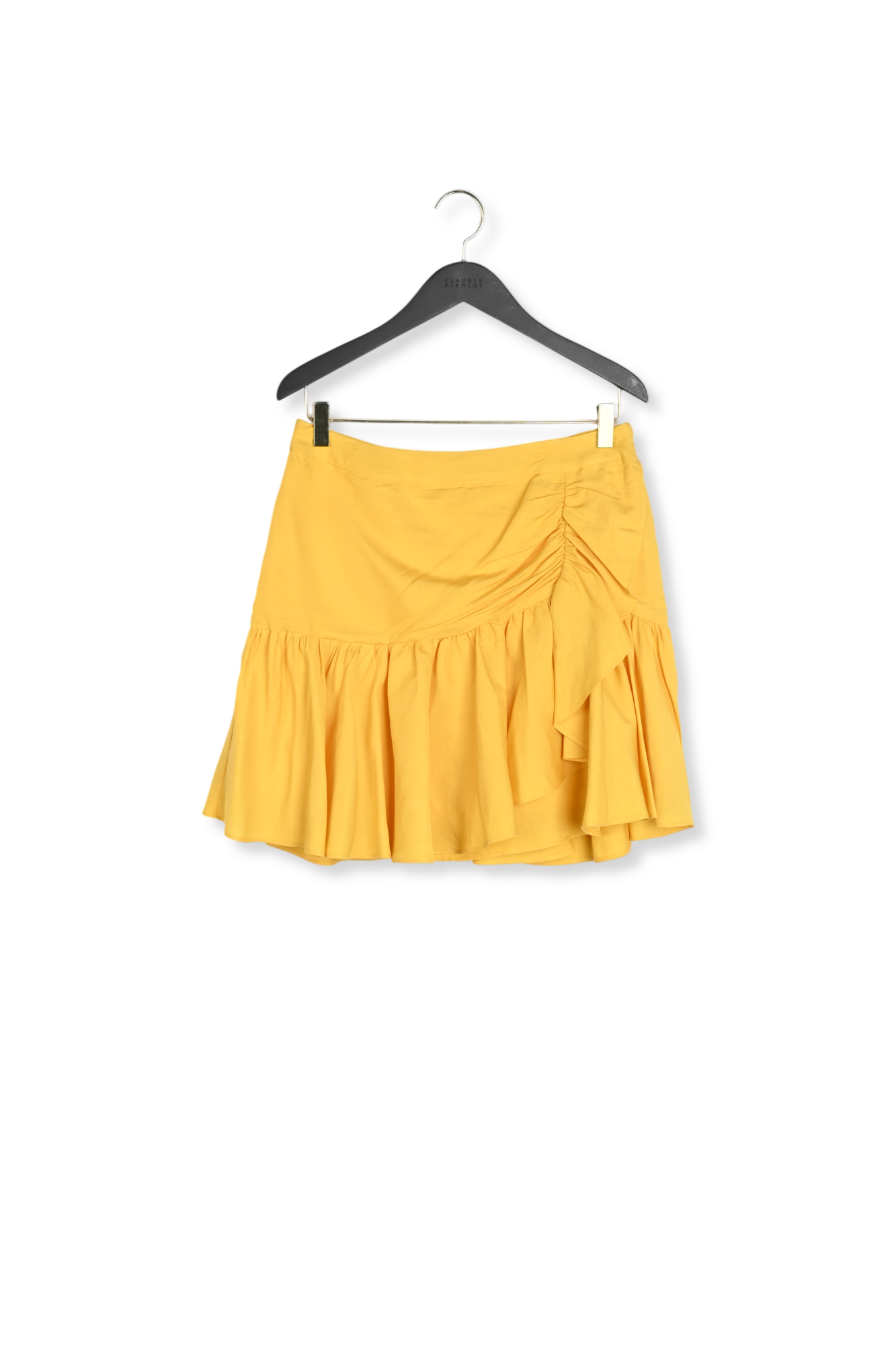 Jupe courte volants mimosa Faume - seconde main