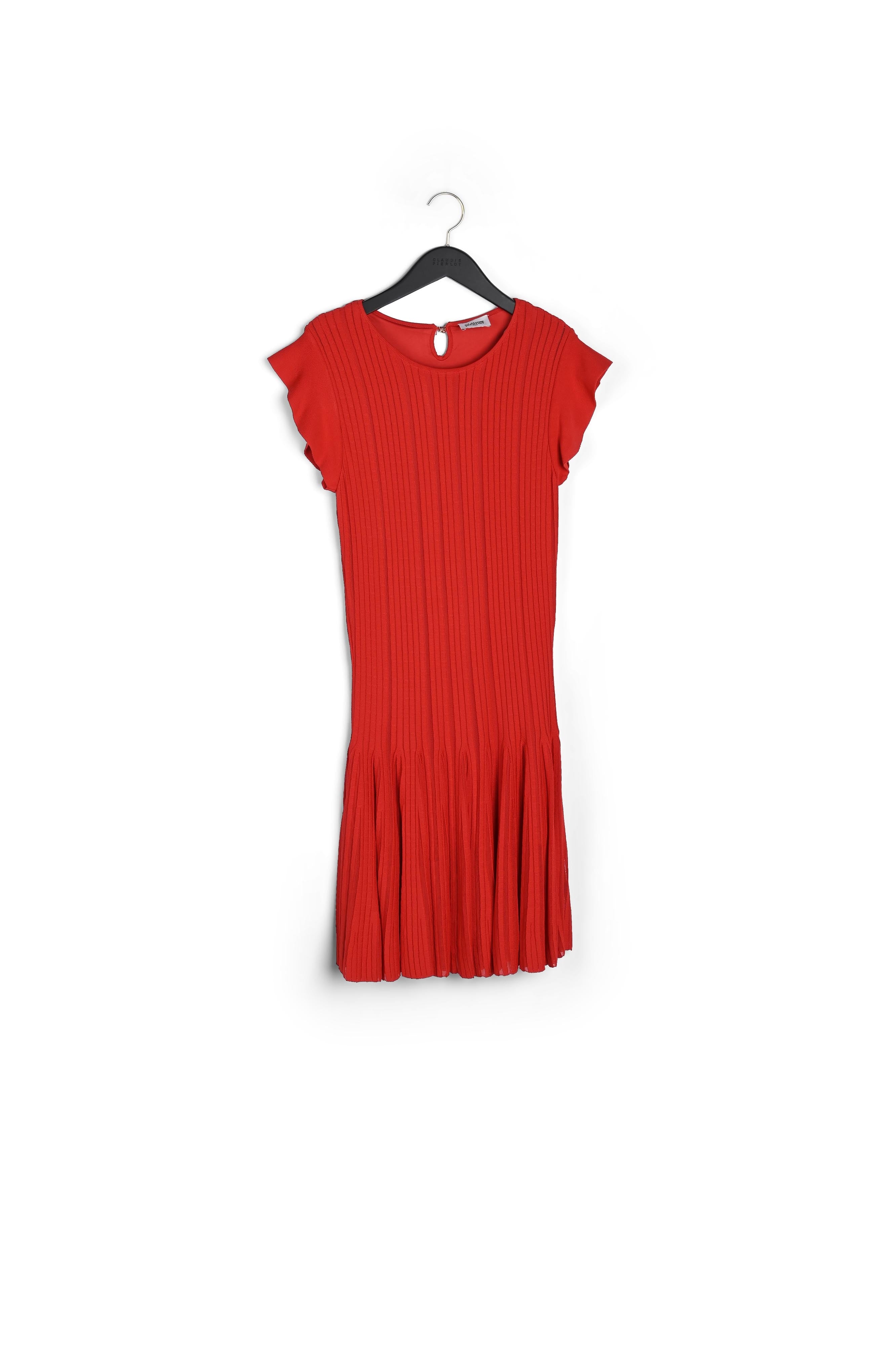 Robe courte maille rouge Faume - seconde main