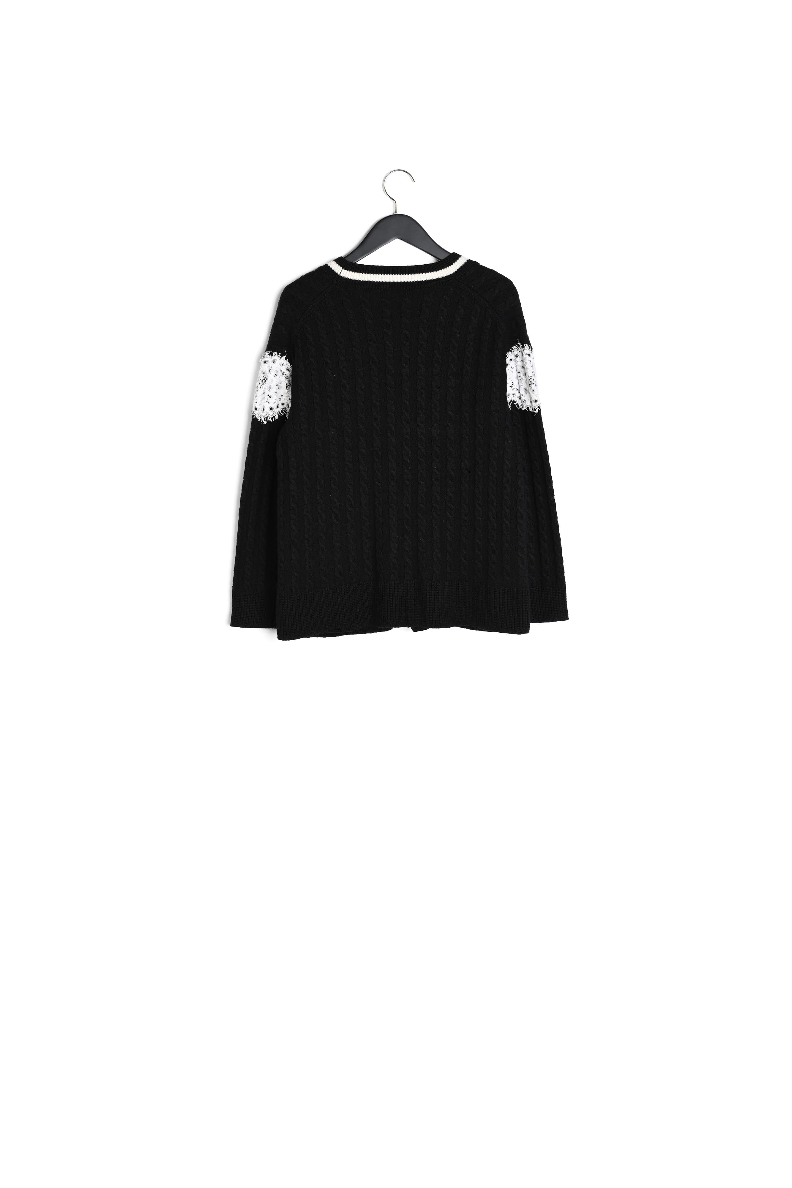 Cardigan détail dentelle Faume - seconde main