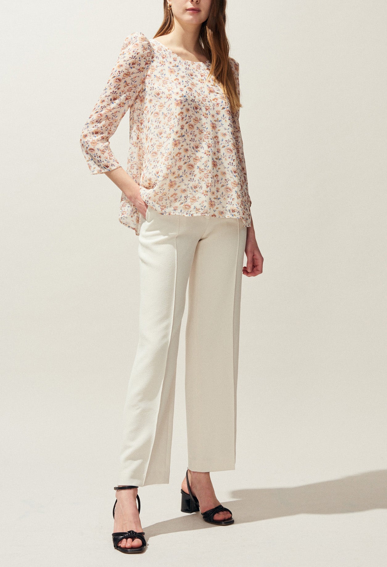 Top BANC imprimé fluri Faume - seconde main