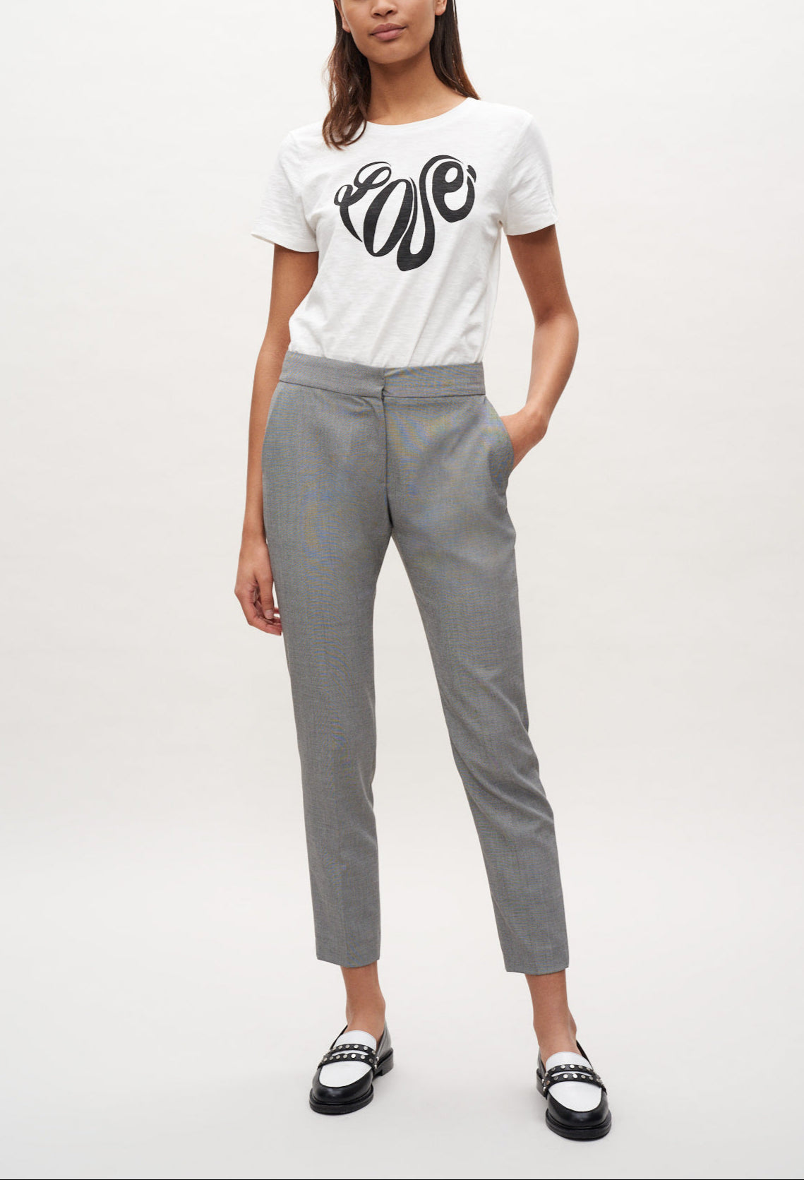 Pantalon tailleur taille haute Faume - seconde main