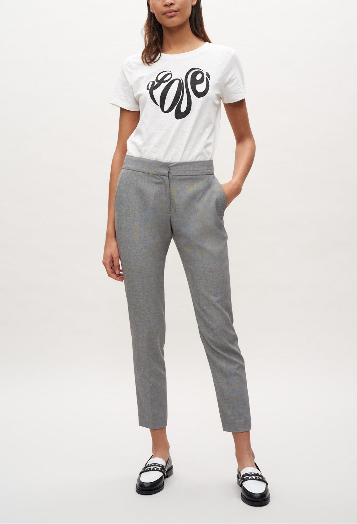 Pantalon tailleur taille haute Faume - seconde main