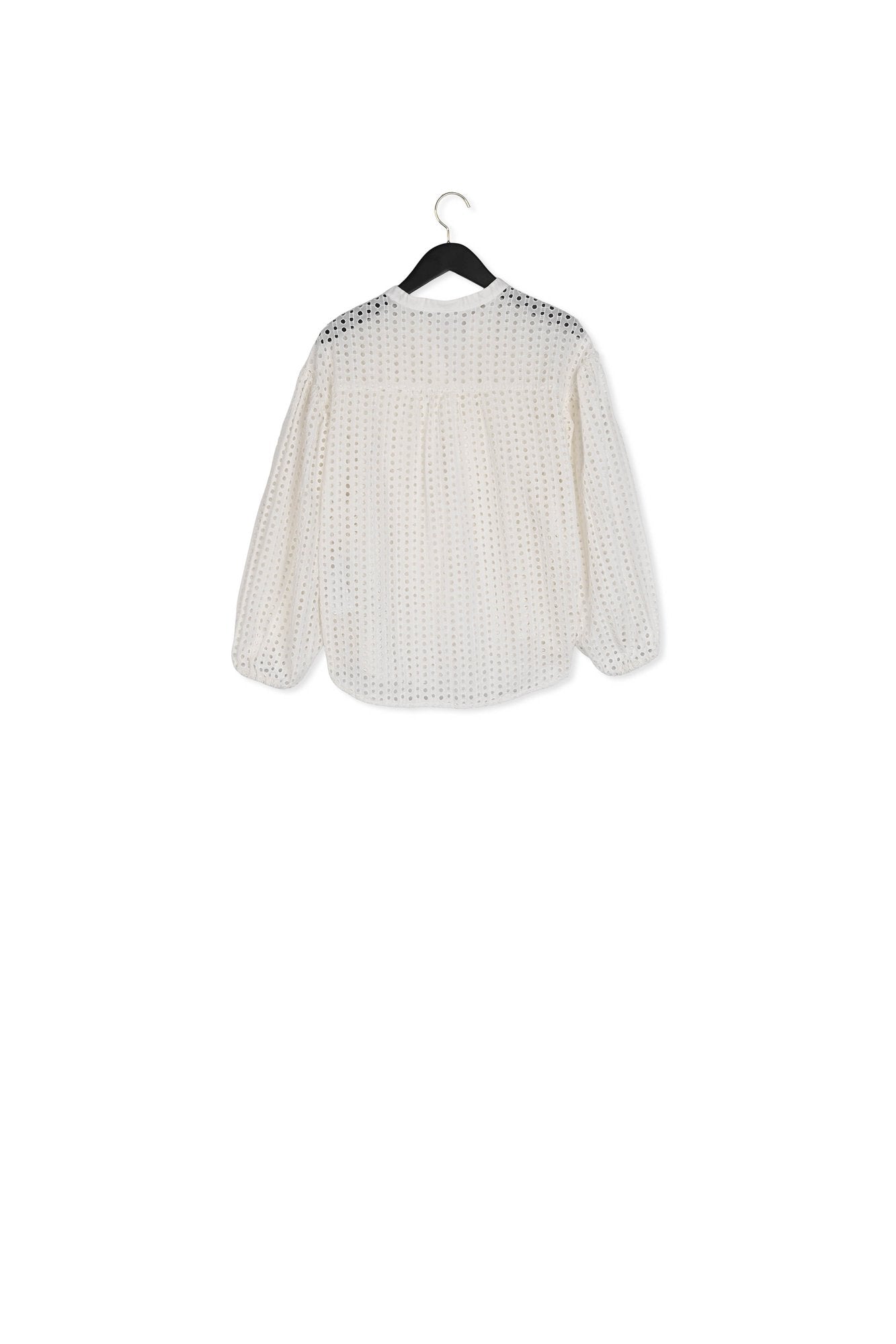 Blouse ajourée en coton biologique Faume - seconde main