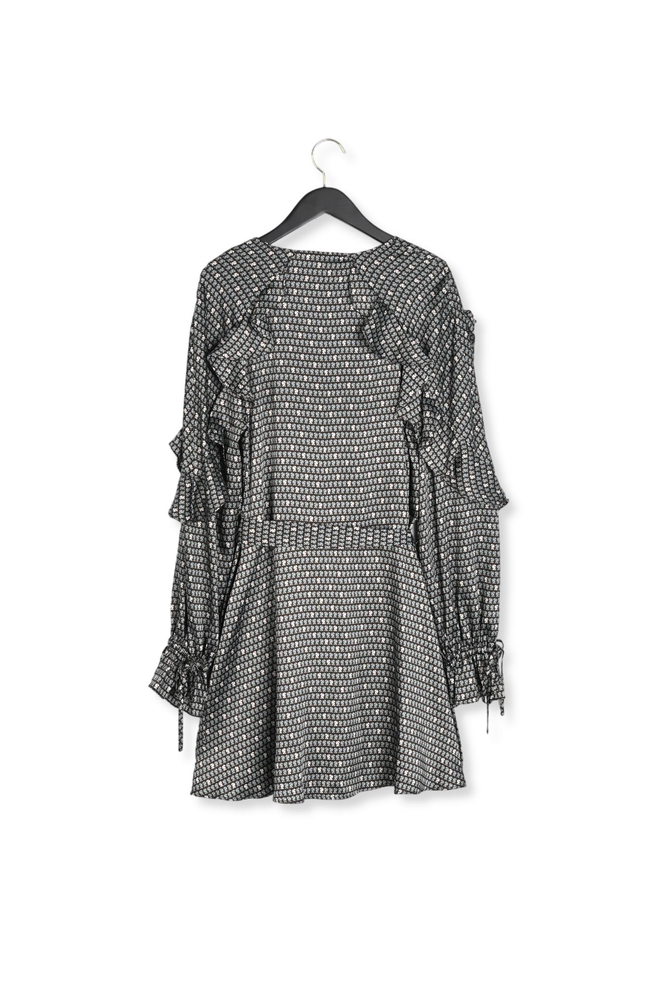 Robe fluide évasée imprimée Faume - seconde main