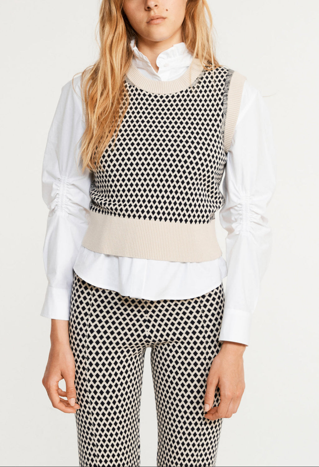 Pull sans manches en viscose Faume - seconde main