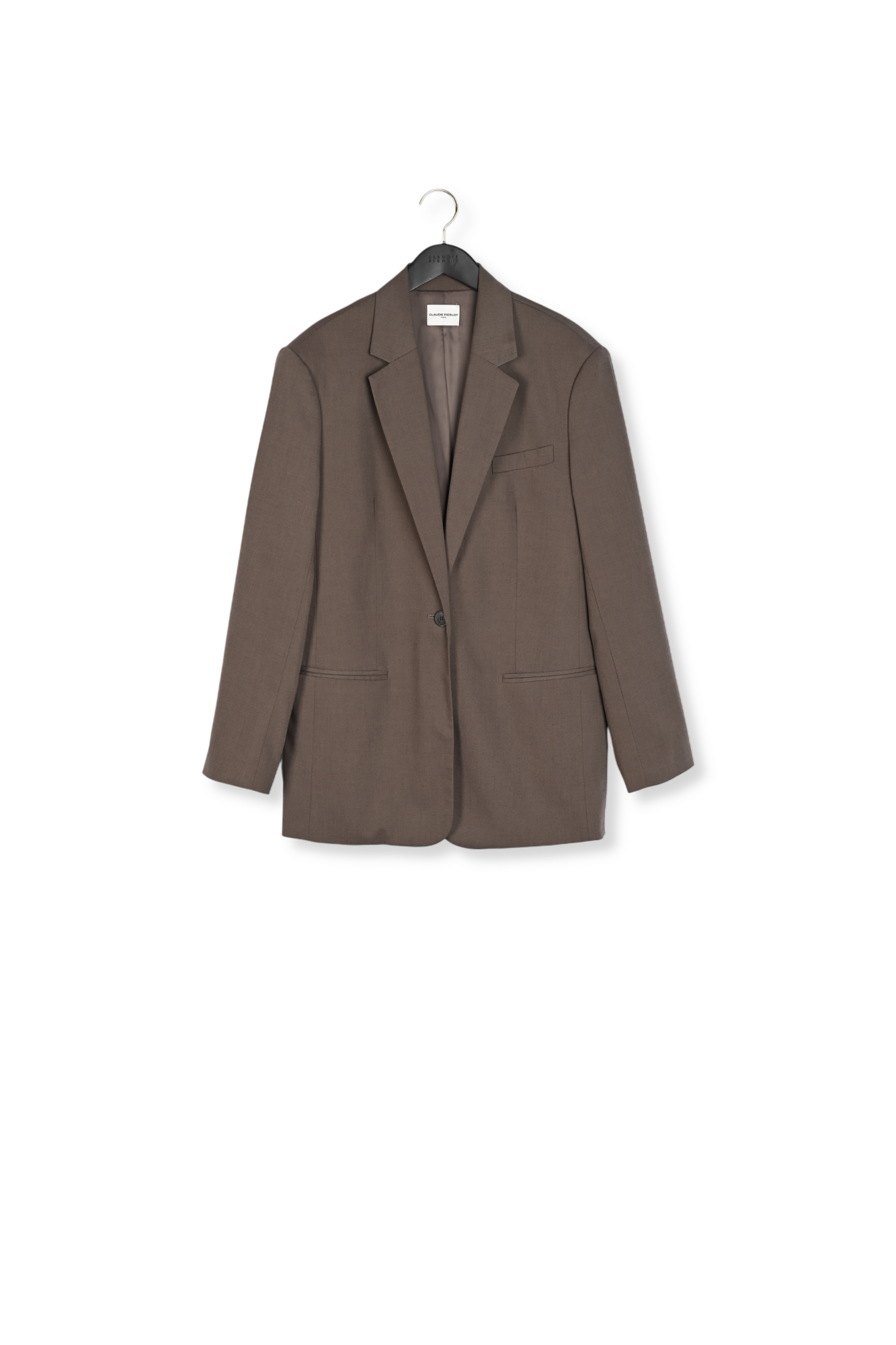 Veste tailleur marron glacé Faume - seconde main