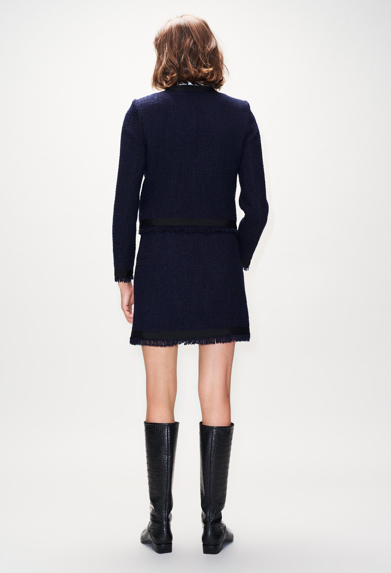 Veste courte en tweed Faume - seconde main