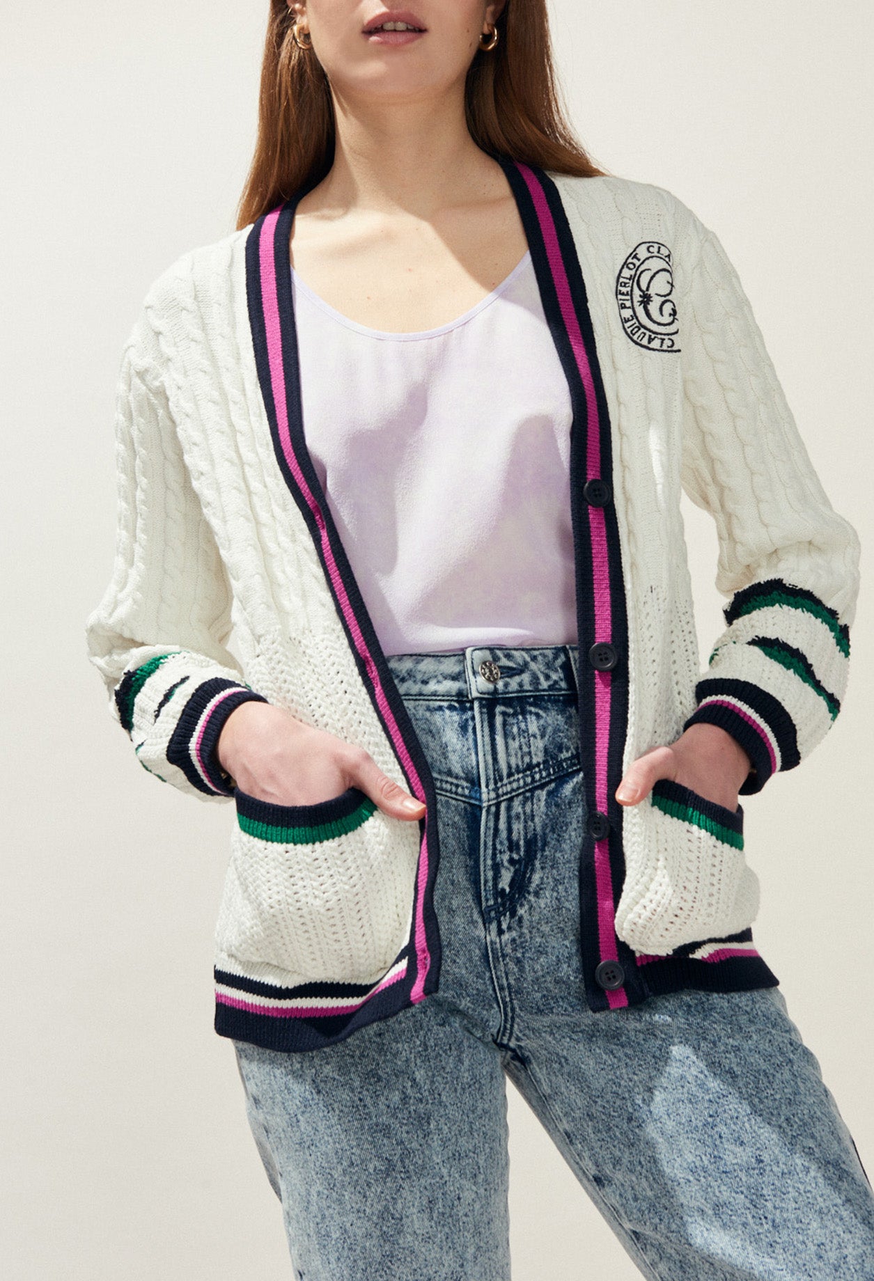 Top sans manches imprimé tie&dye Faume - seconde main