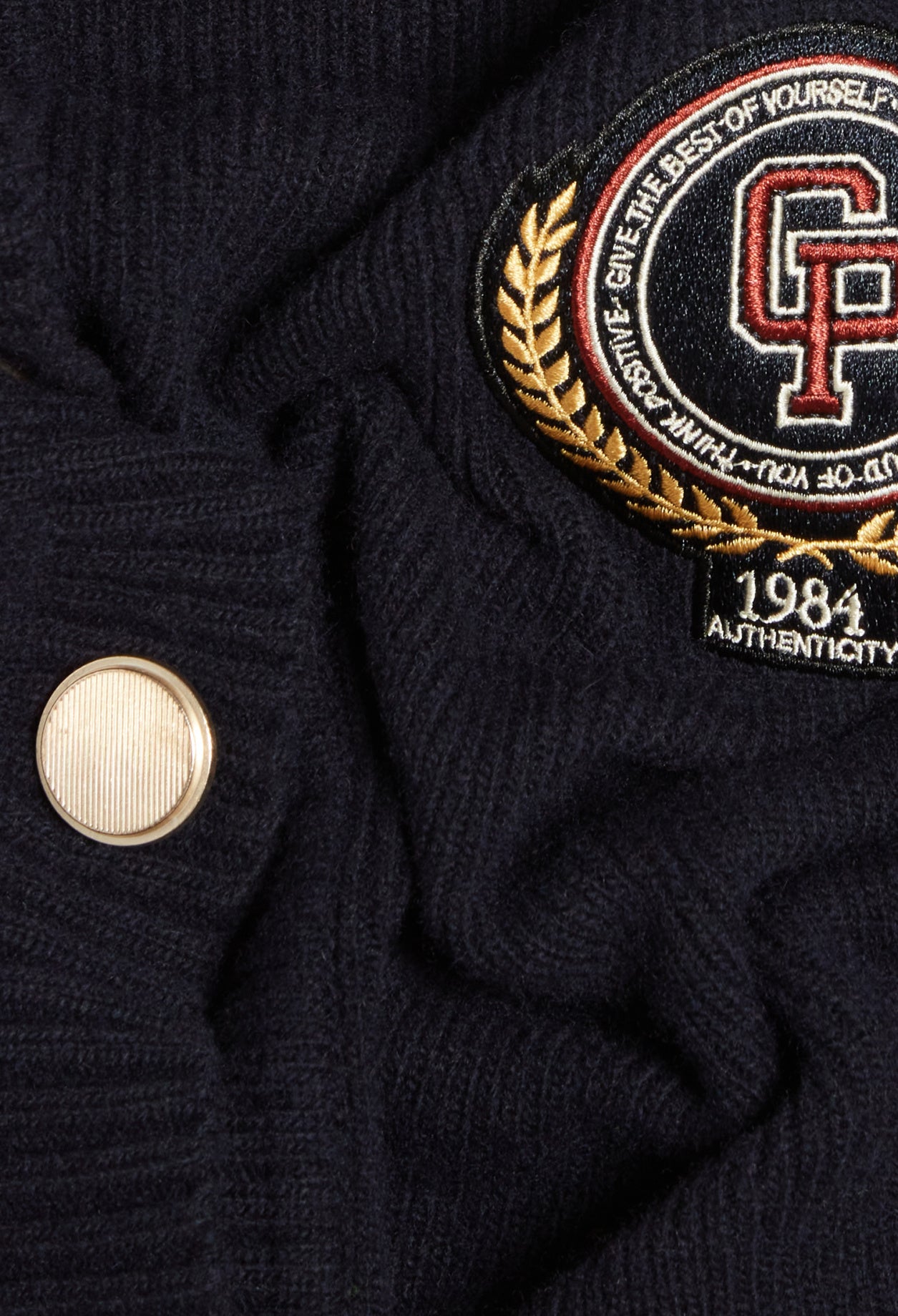 Cardigan avec patch brodé Faume - seconde main