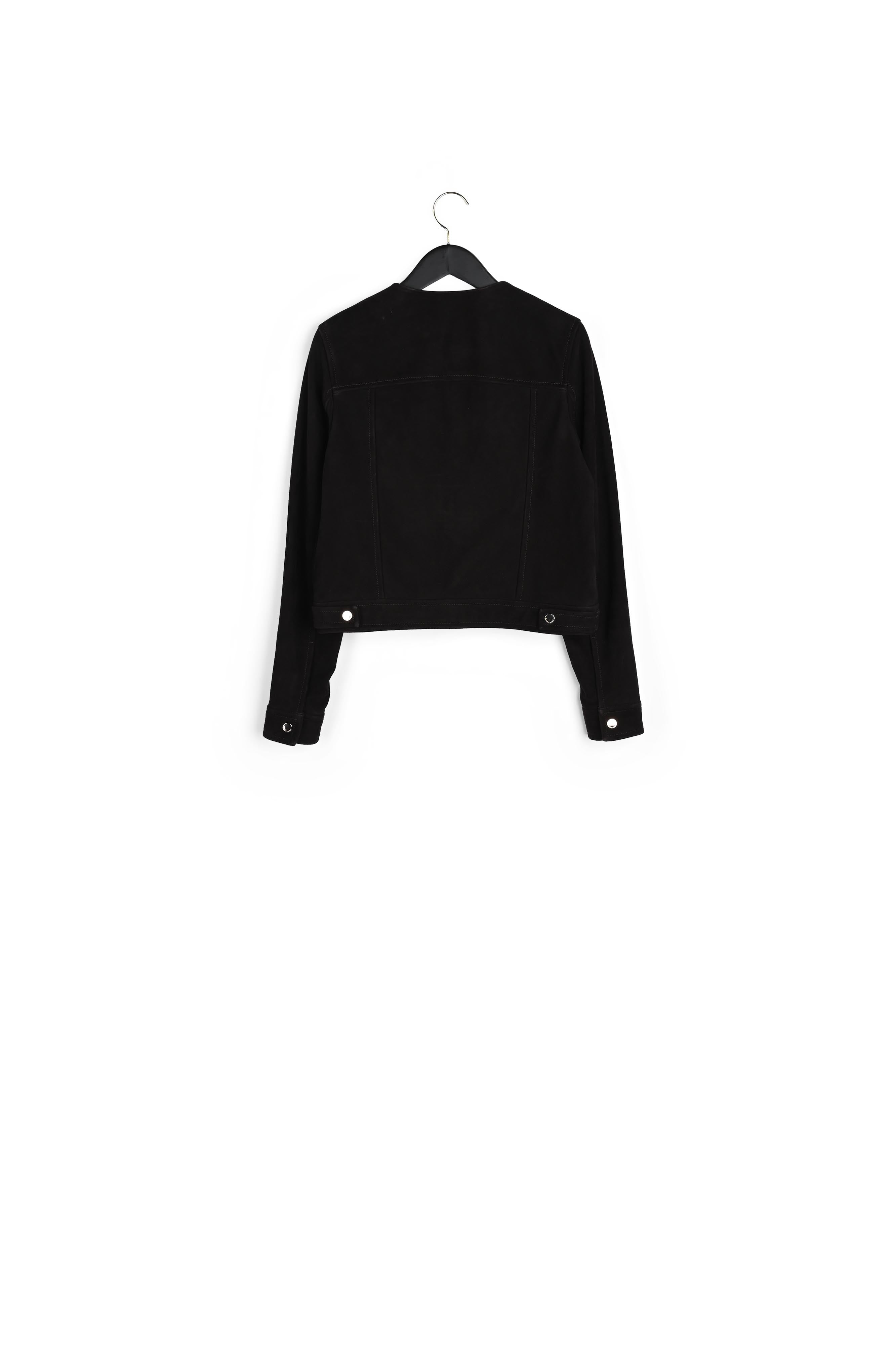 Veste cuir chocolat Faume - seconde main