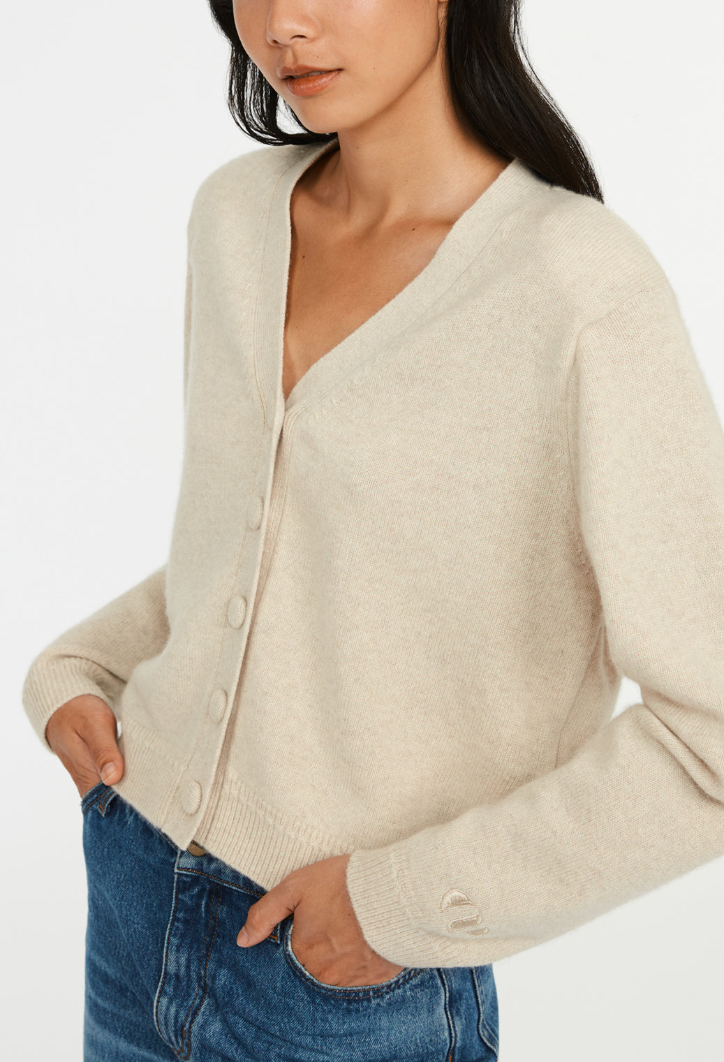 Cardigan 100% cachemire Faume - seconde main