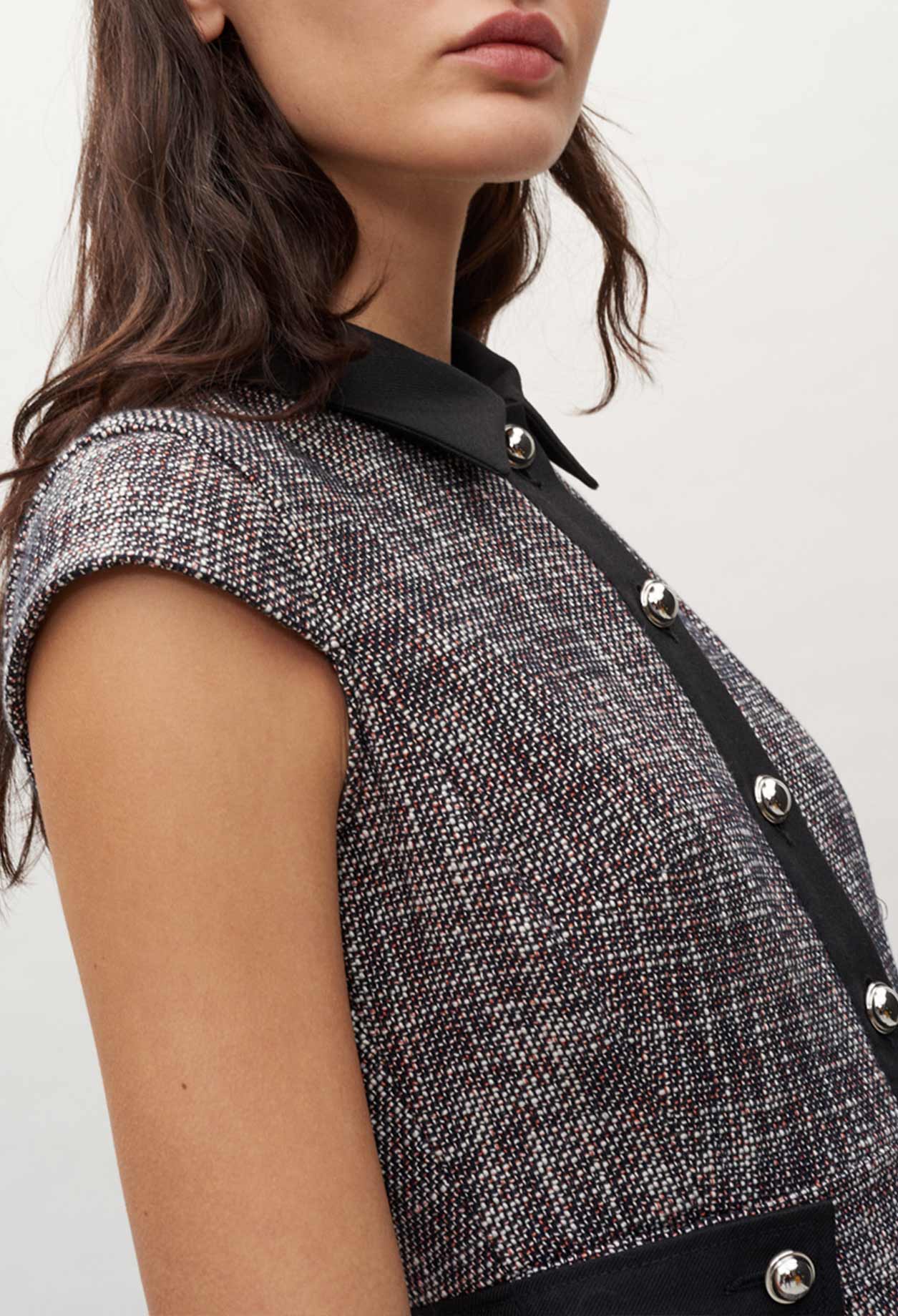 Rob court à col chmis Faume - seconde main