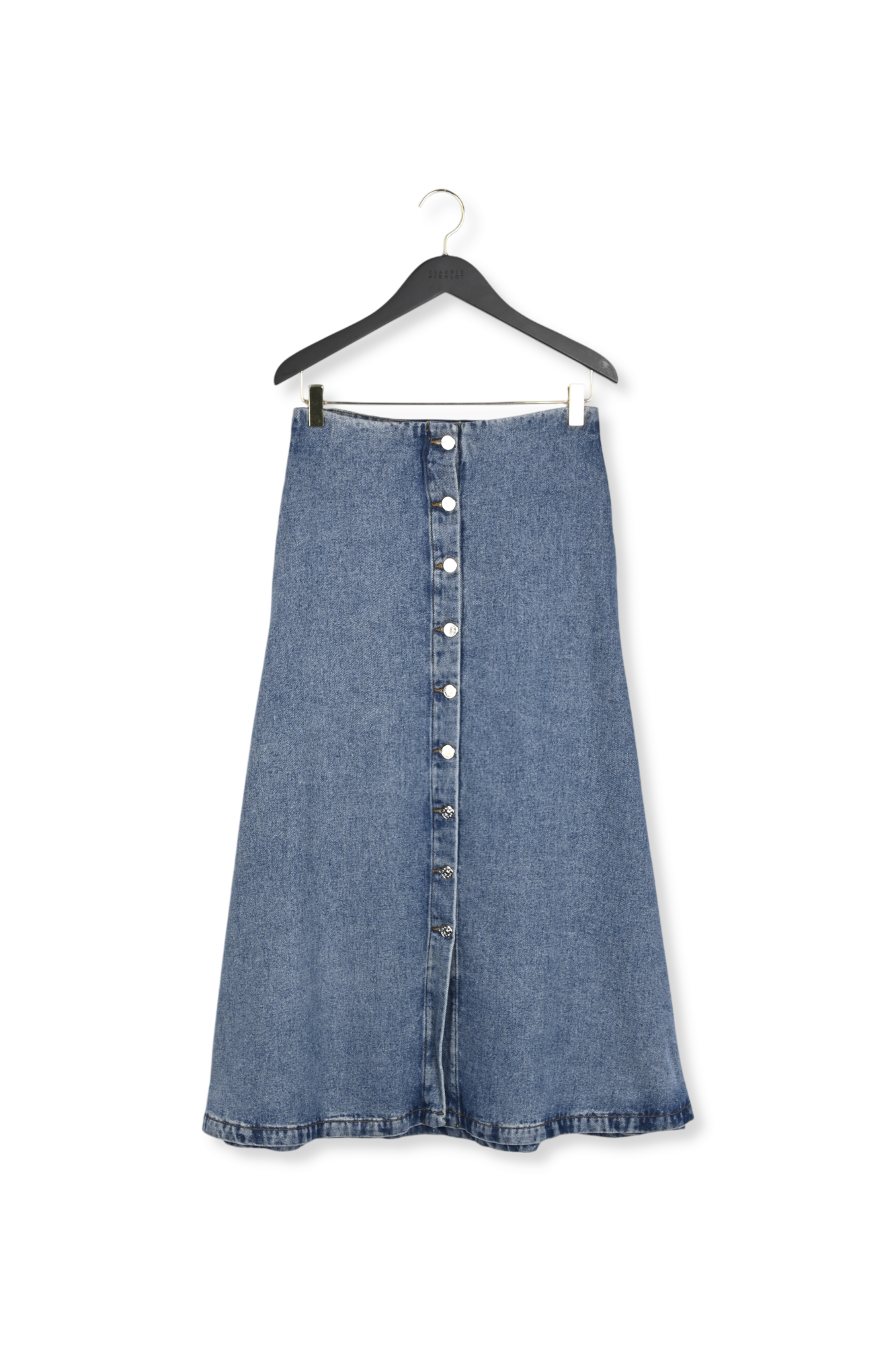 Jupe midi denim bleu Faume - seconde main