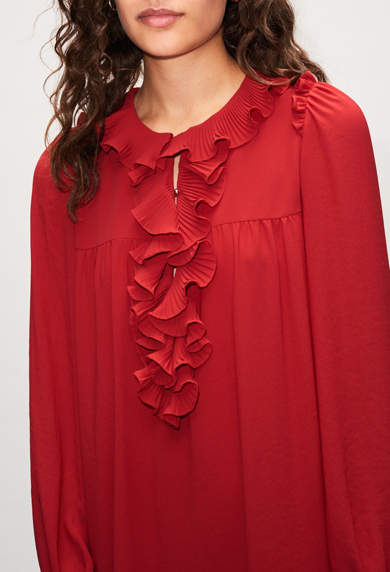 Robe details col à volants Faume - seconde main