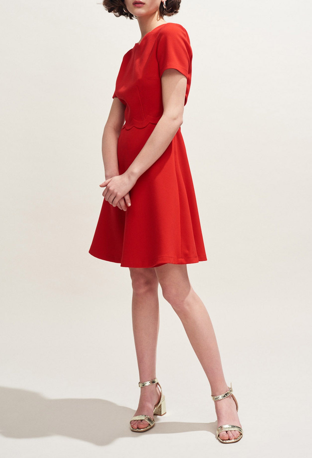 Robe dos nu à coquilles Faume - seconde main