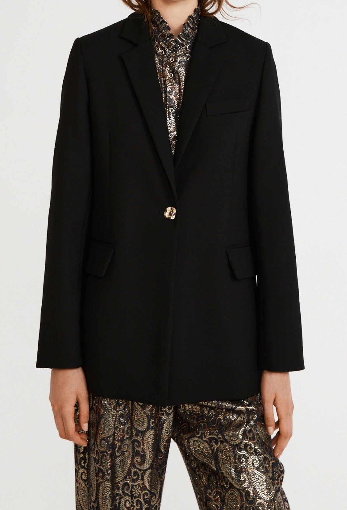 Blazer en polyester recyclé Faume - seconde main