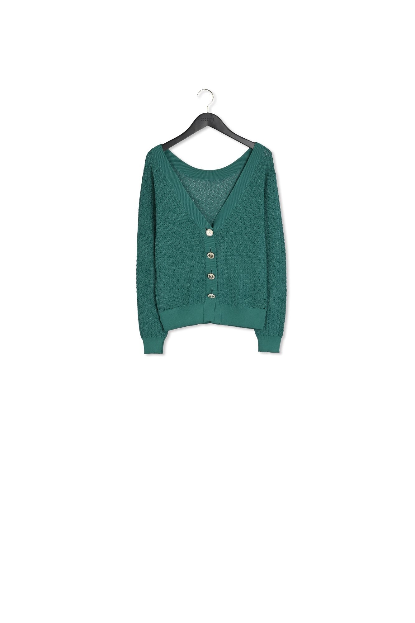 Cardigan à boutons dorés Faume - seconde main