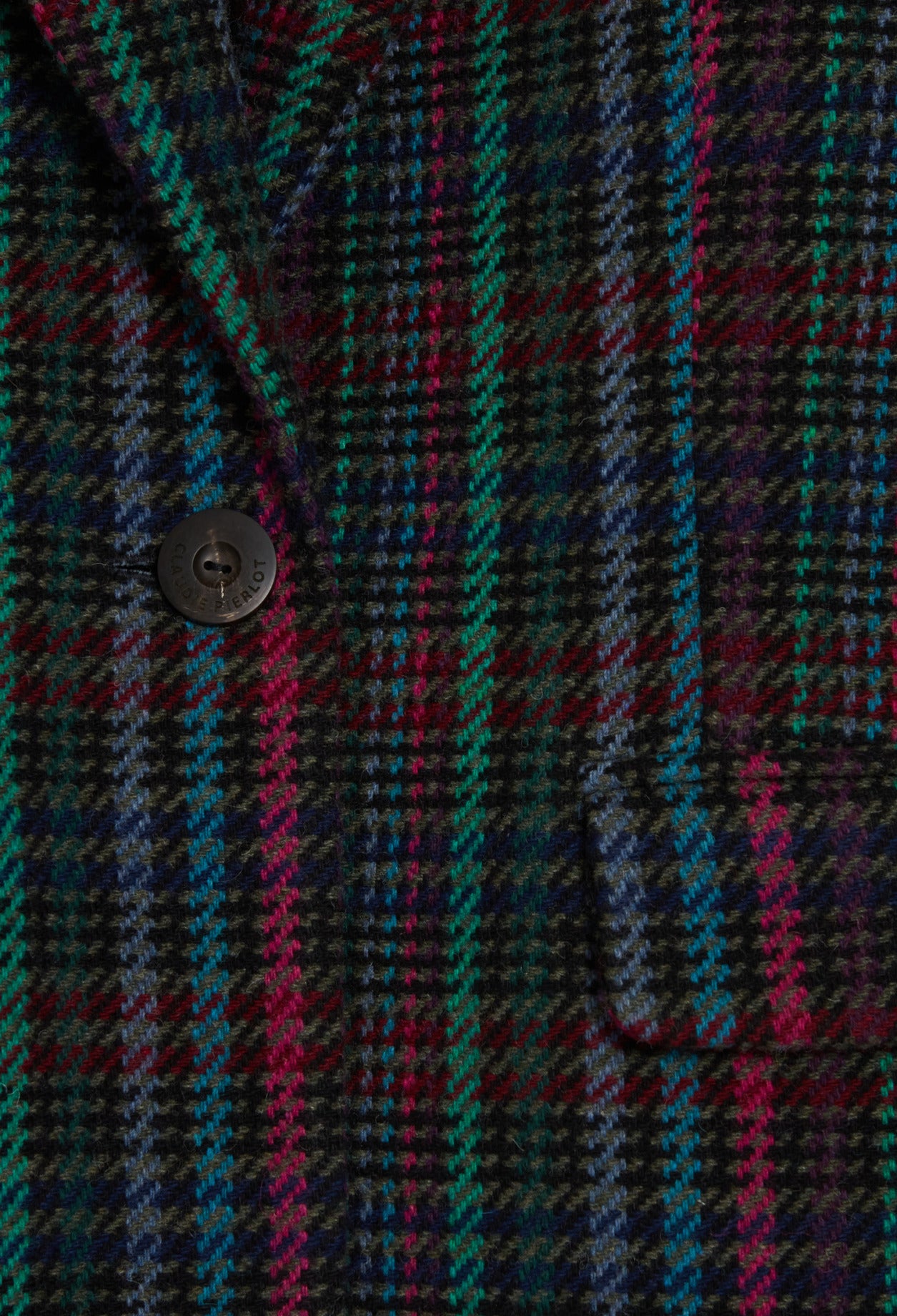 Veste à motif tartan Faume - seconde main