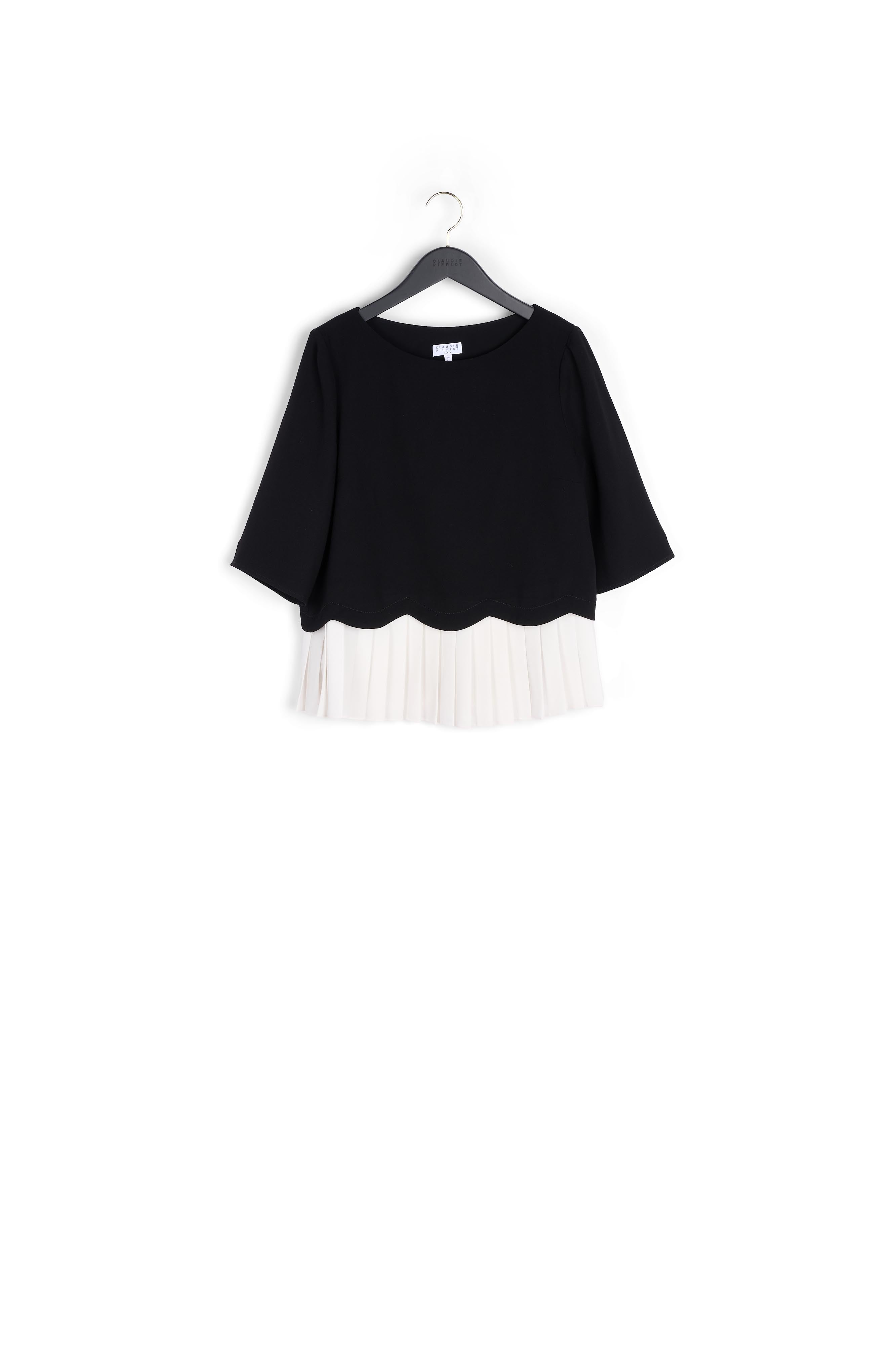 Top plissé détail d coquills Faume - seconde main