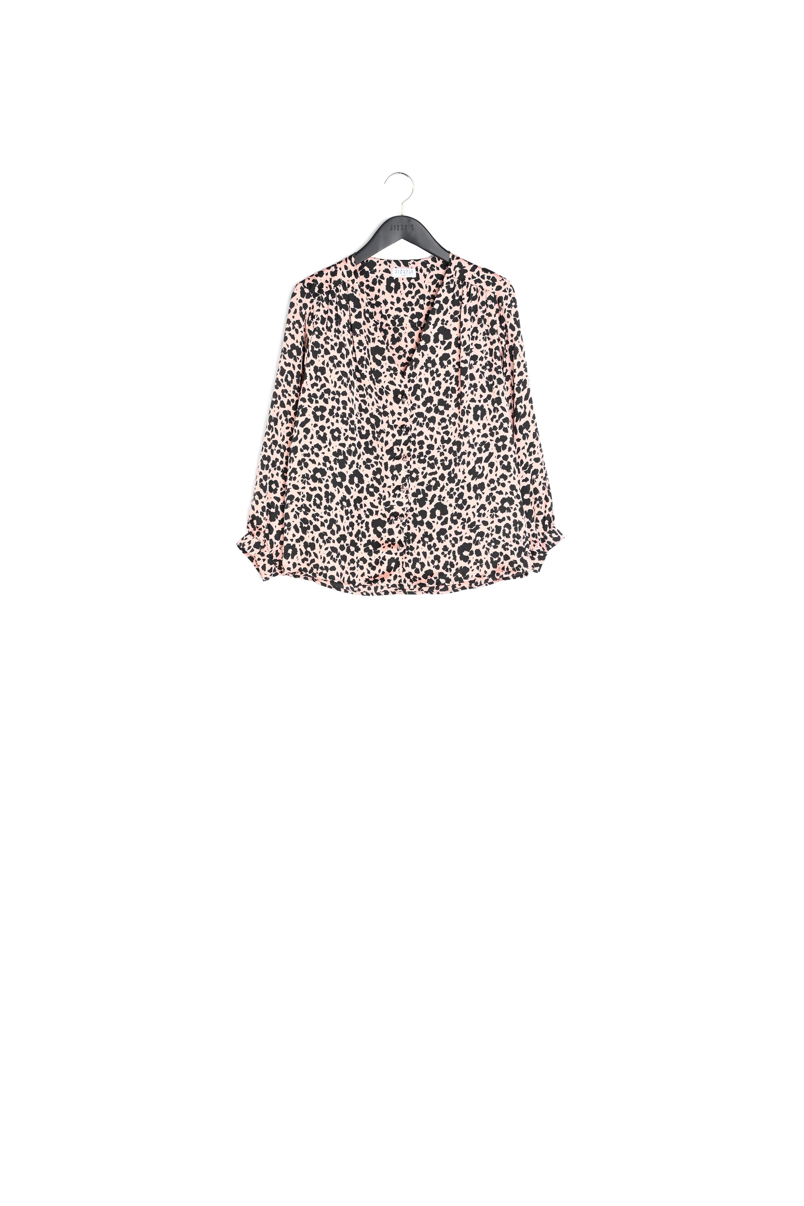 Blouse évasée léopard Faume - seconde main