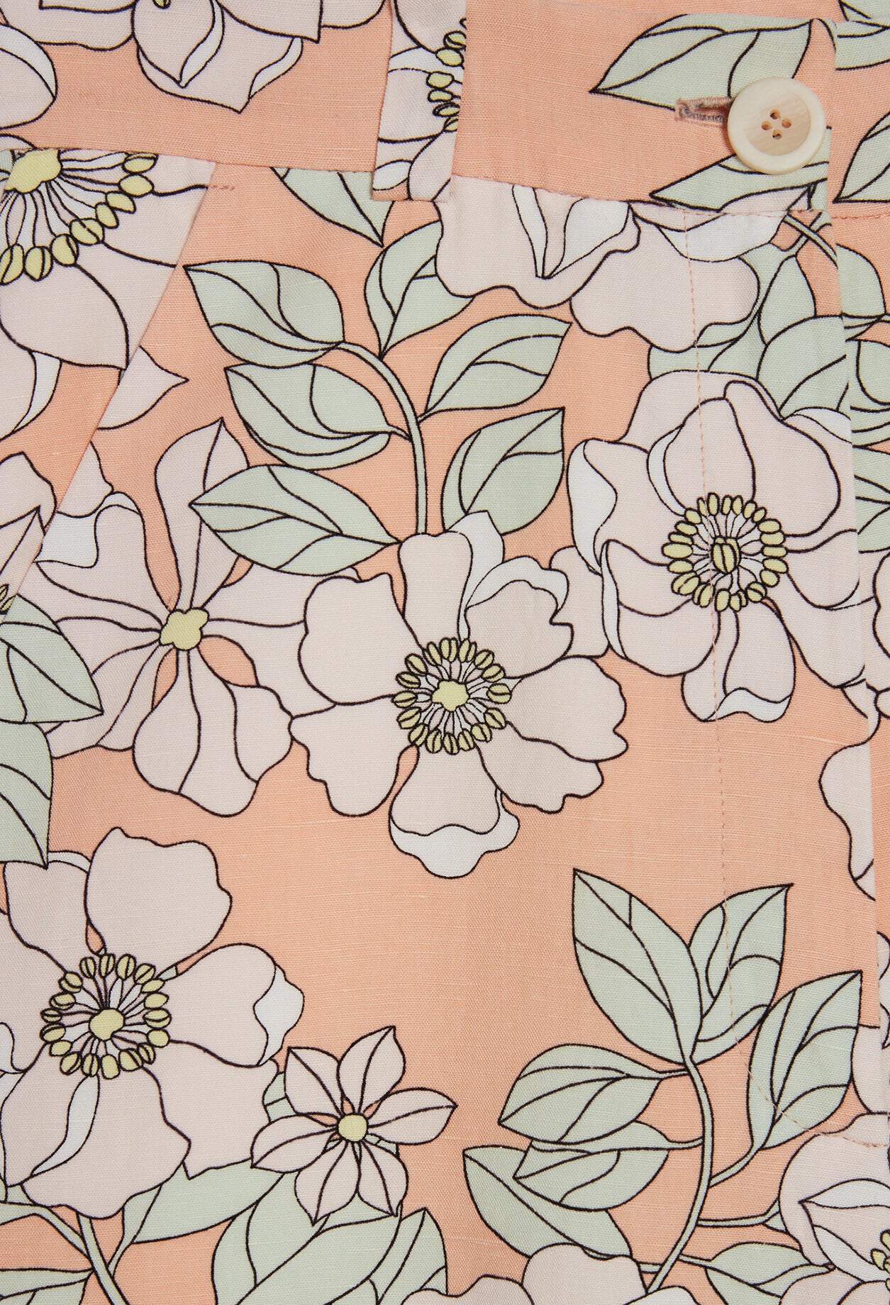 Pantalon à fleurs Faume - seconde main