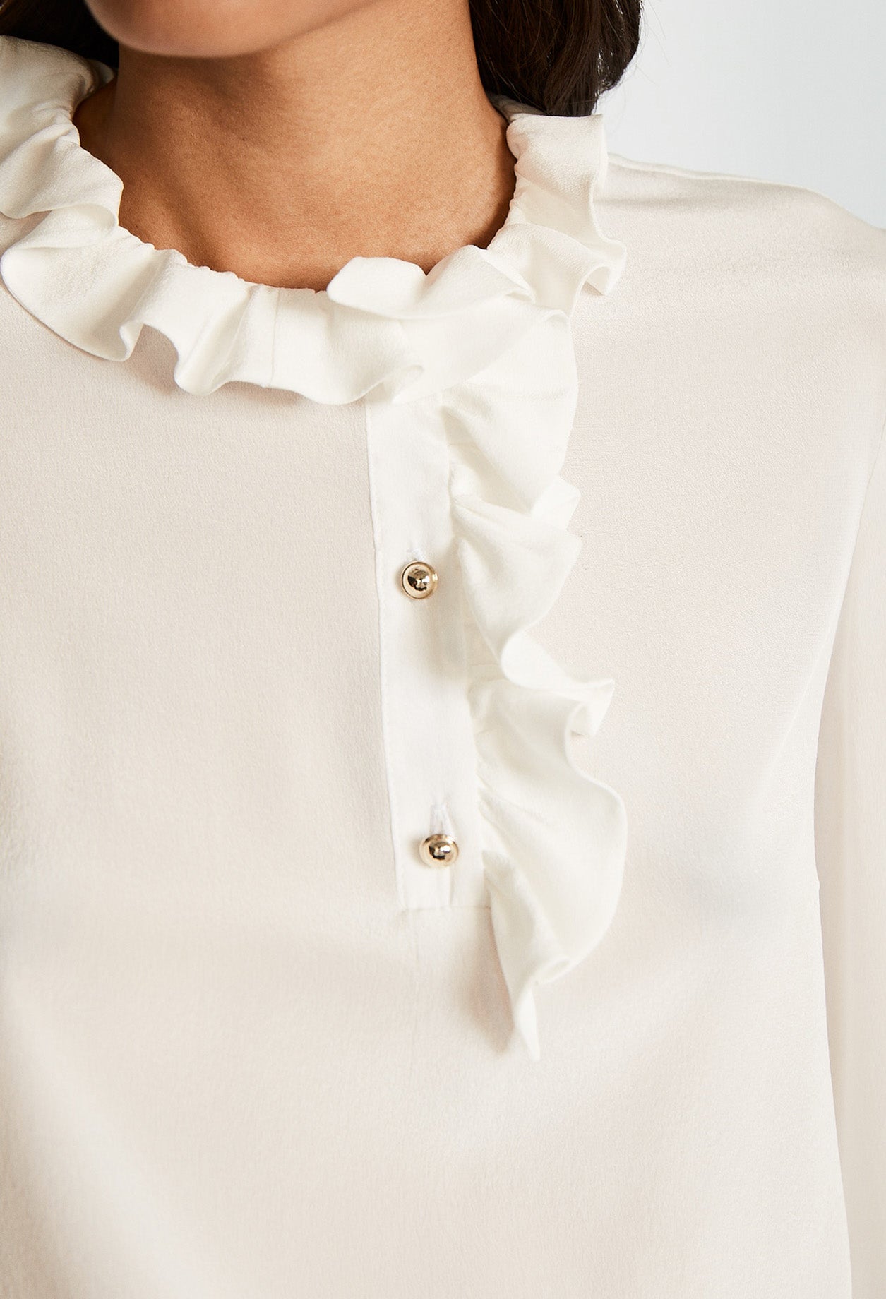 chemise à col froncé Faume - seconde main