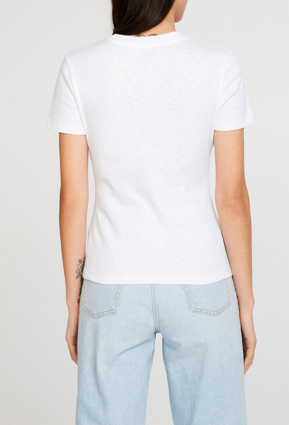 T-shirt sérigraphié en coton biologique Faume - seconde main