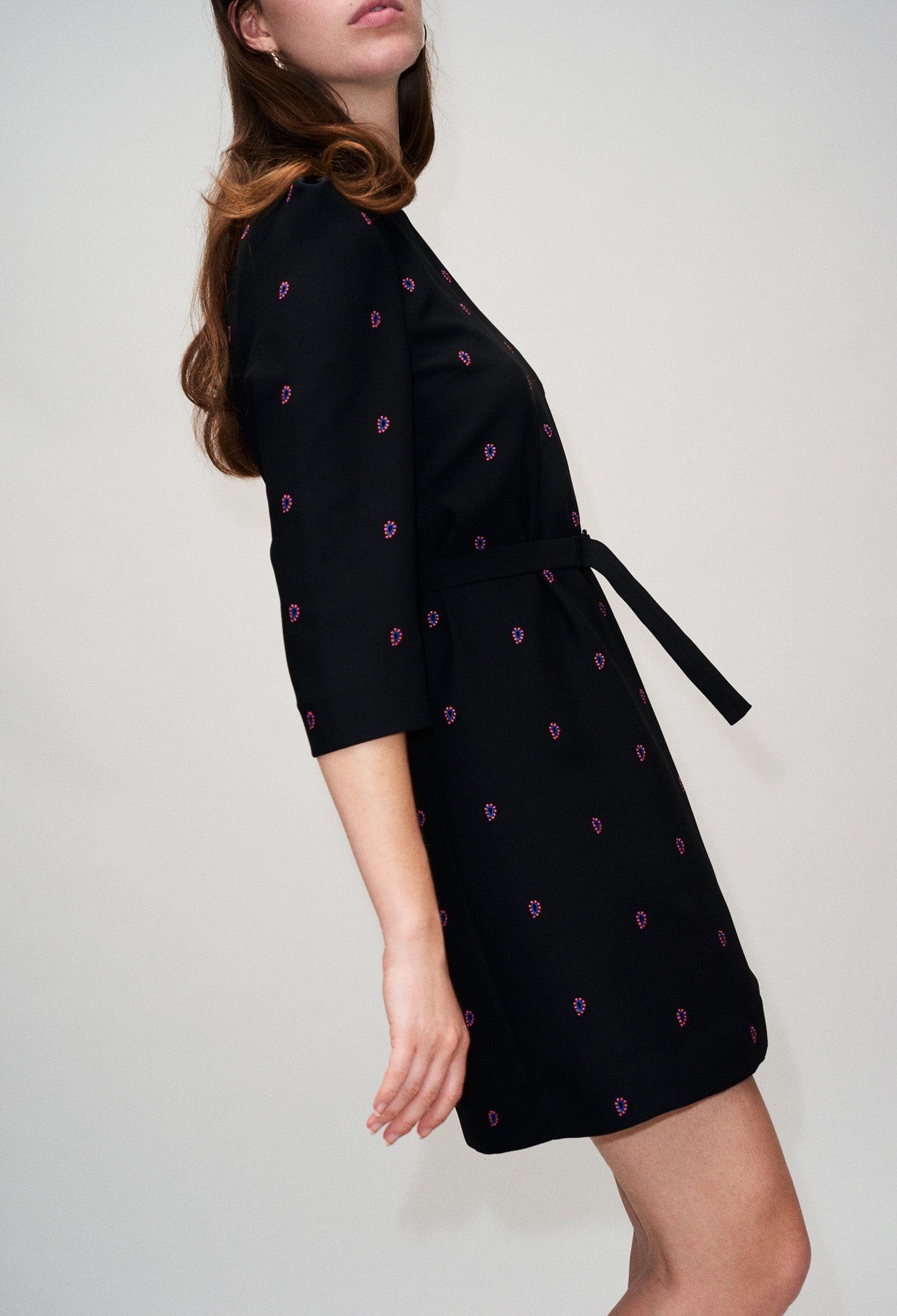 Robe ceinturée décolleté dos Faume - seconde main