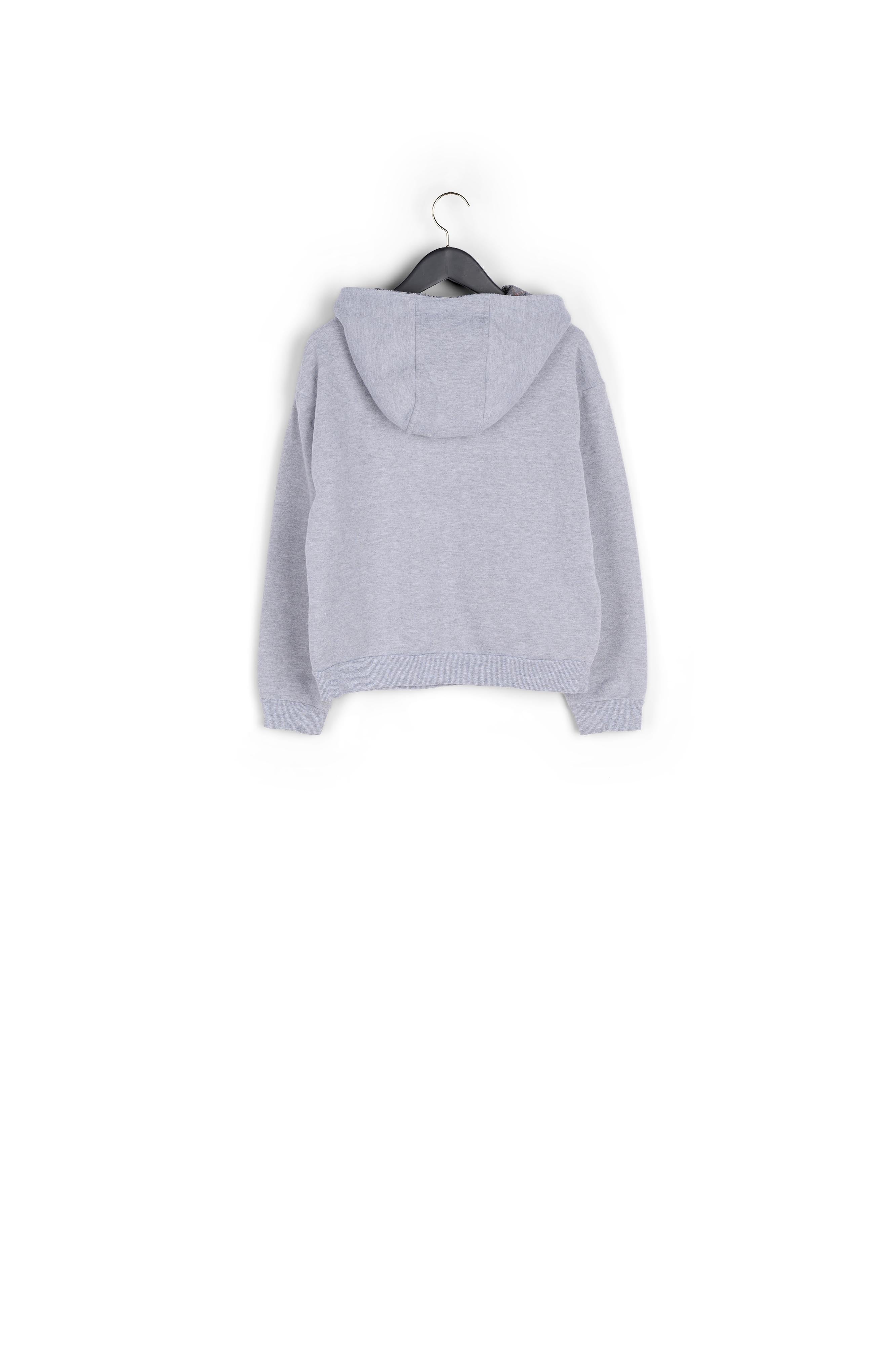 Sweat a capuche motif carreaux Faume - seconde main