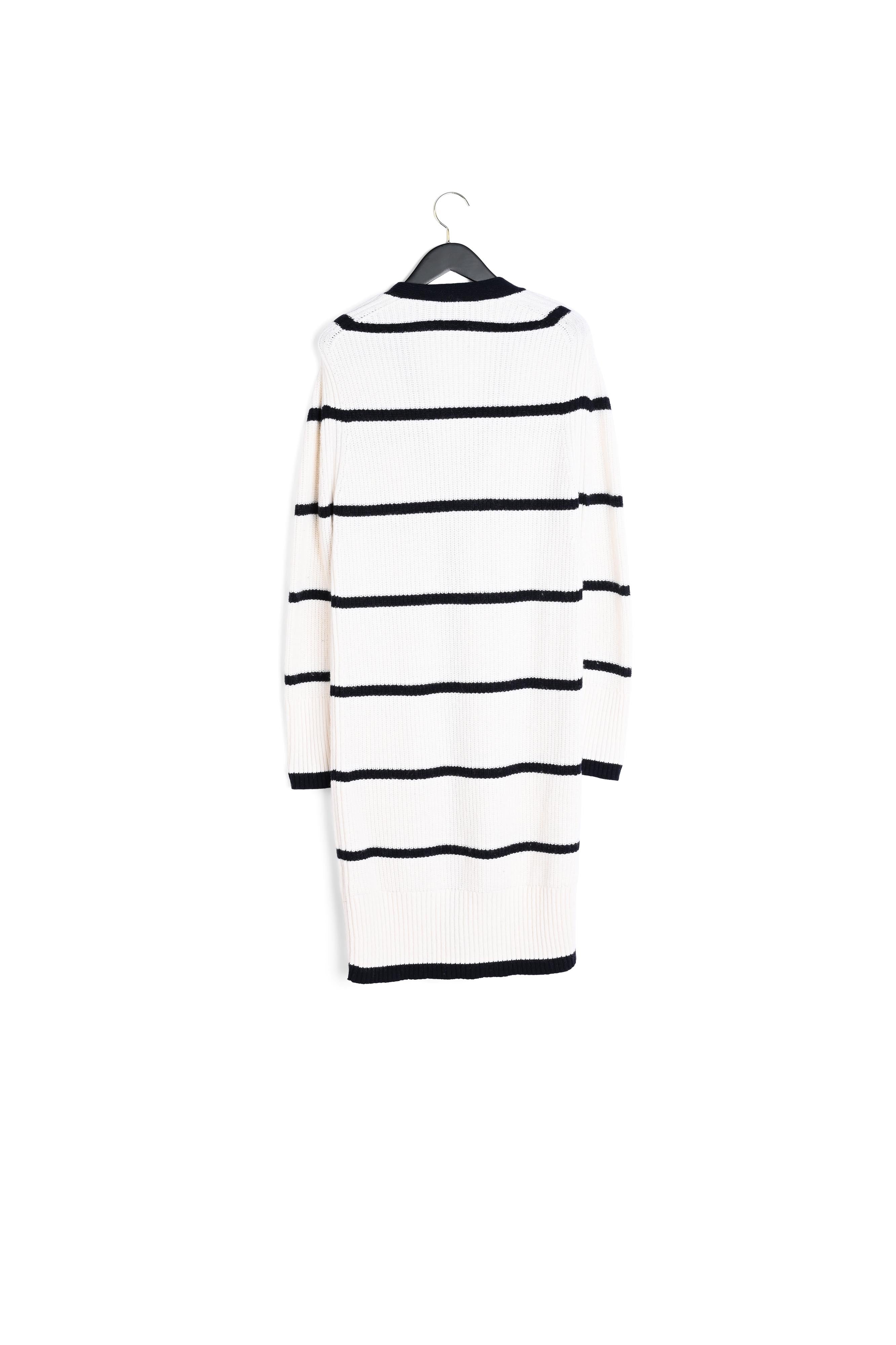 Cardigan bicolore laine Faume - seconde main