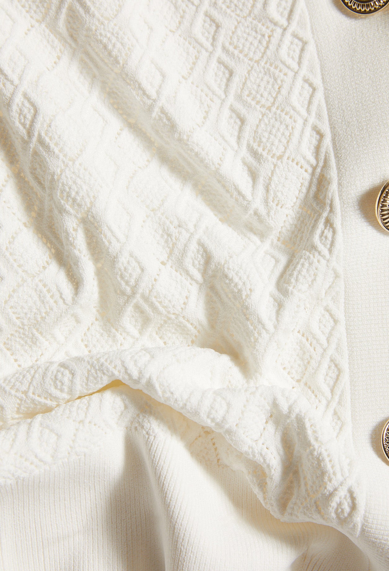 Cardigan en maille ajourée Faume - seconde main