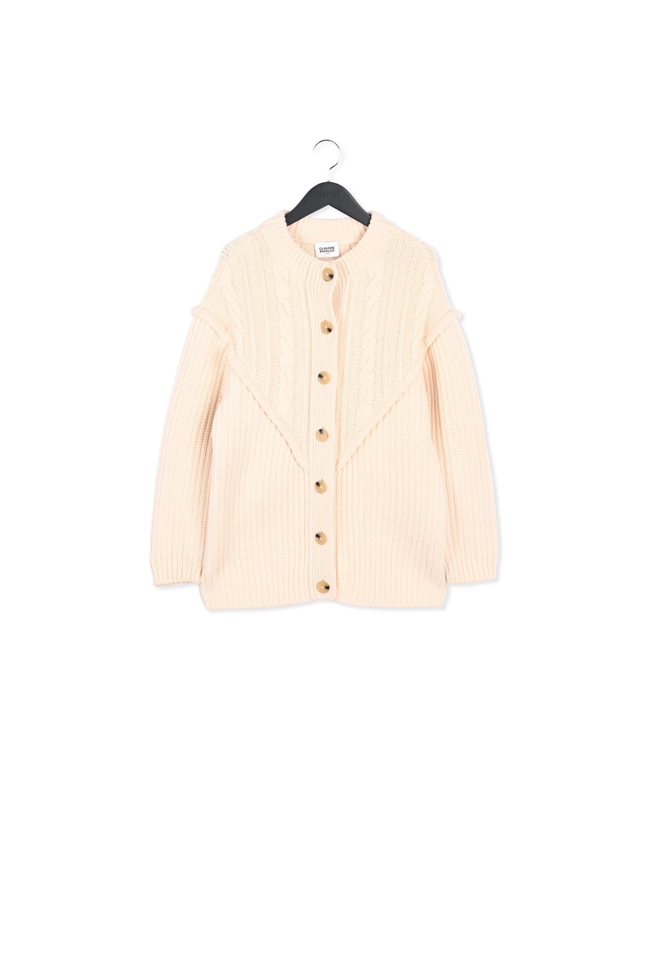 Gilet boutonné laine Faume - seconde main