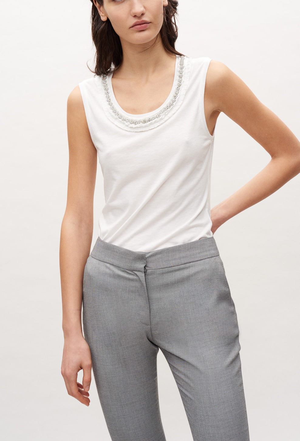 Débardeur à détails strass Faume - seconde main