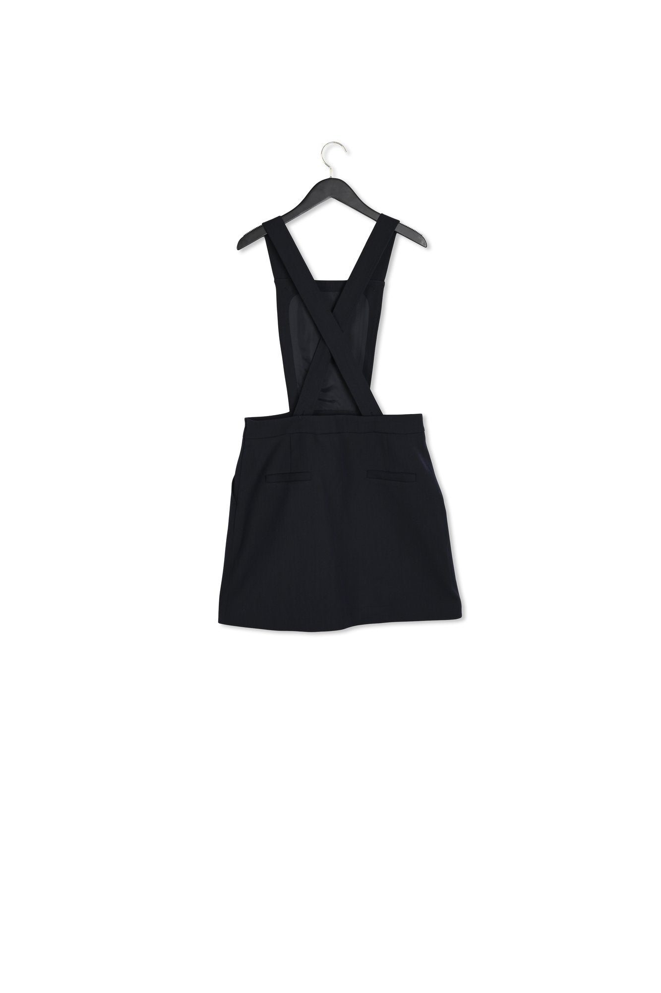 Robe courte bretelles marine Faume - seconde main