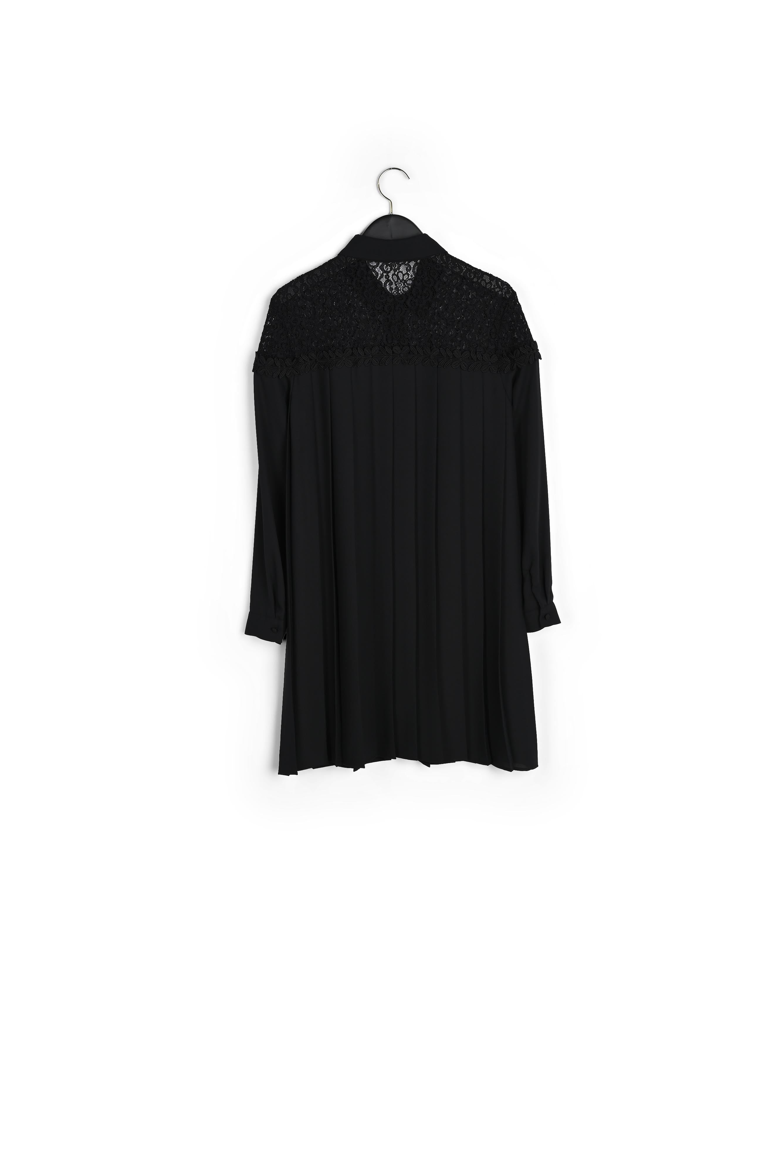 Robe noire plissée Faume - seconde main