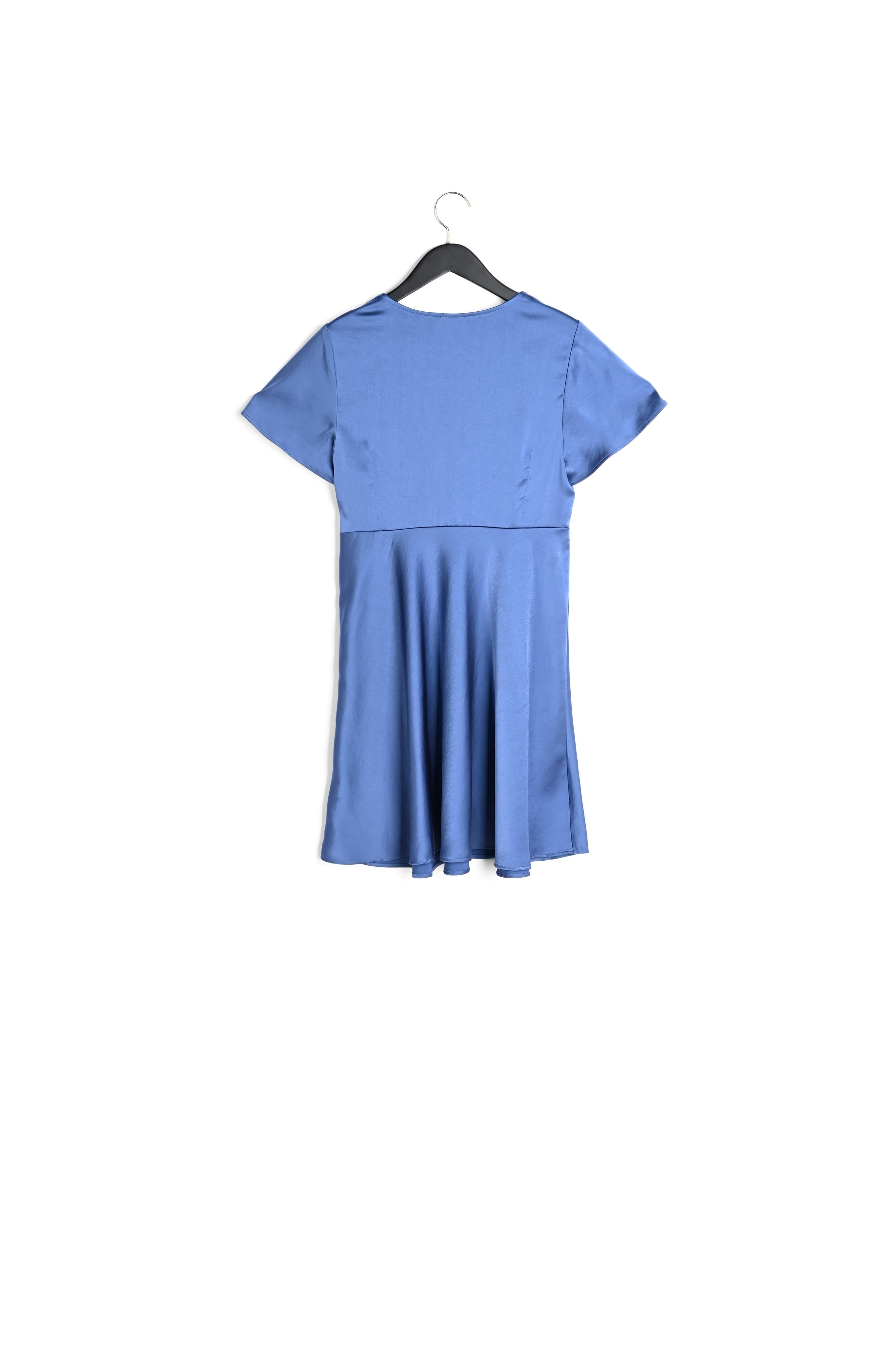 Robe courte fluide bleue Faume - seconde main