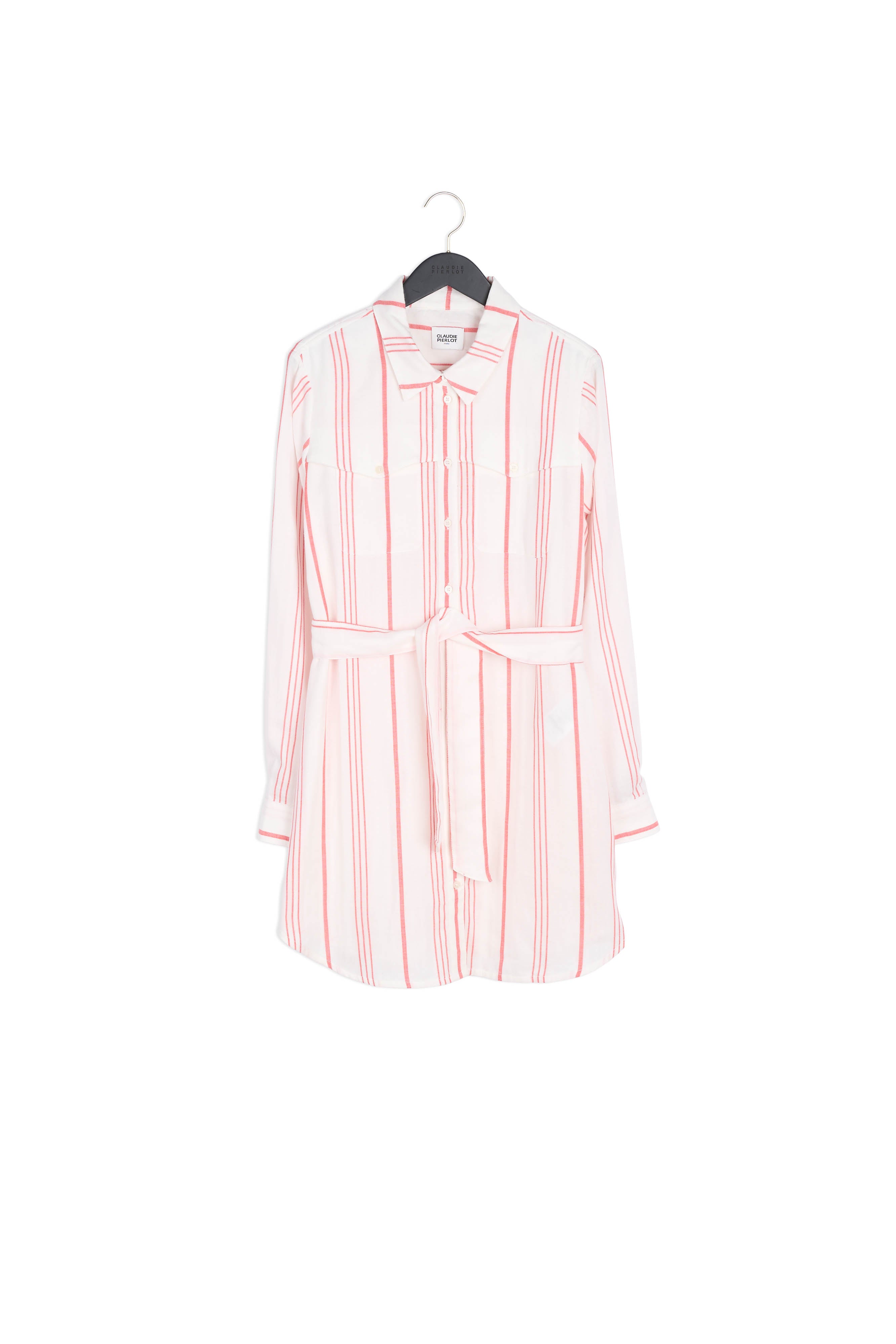 Robe chemise courte rayée Faume - seconde main